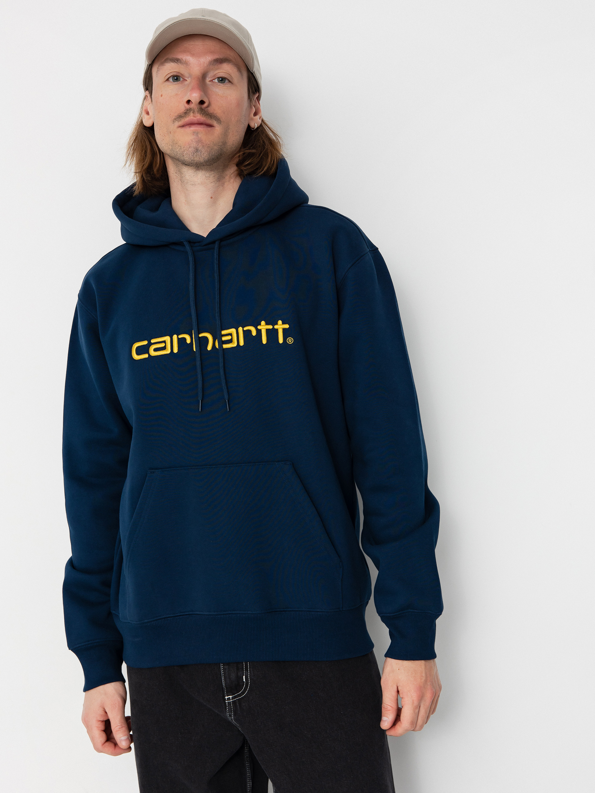 Худі Carhartt WIP Carhartt HD (ink/air yellow)
