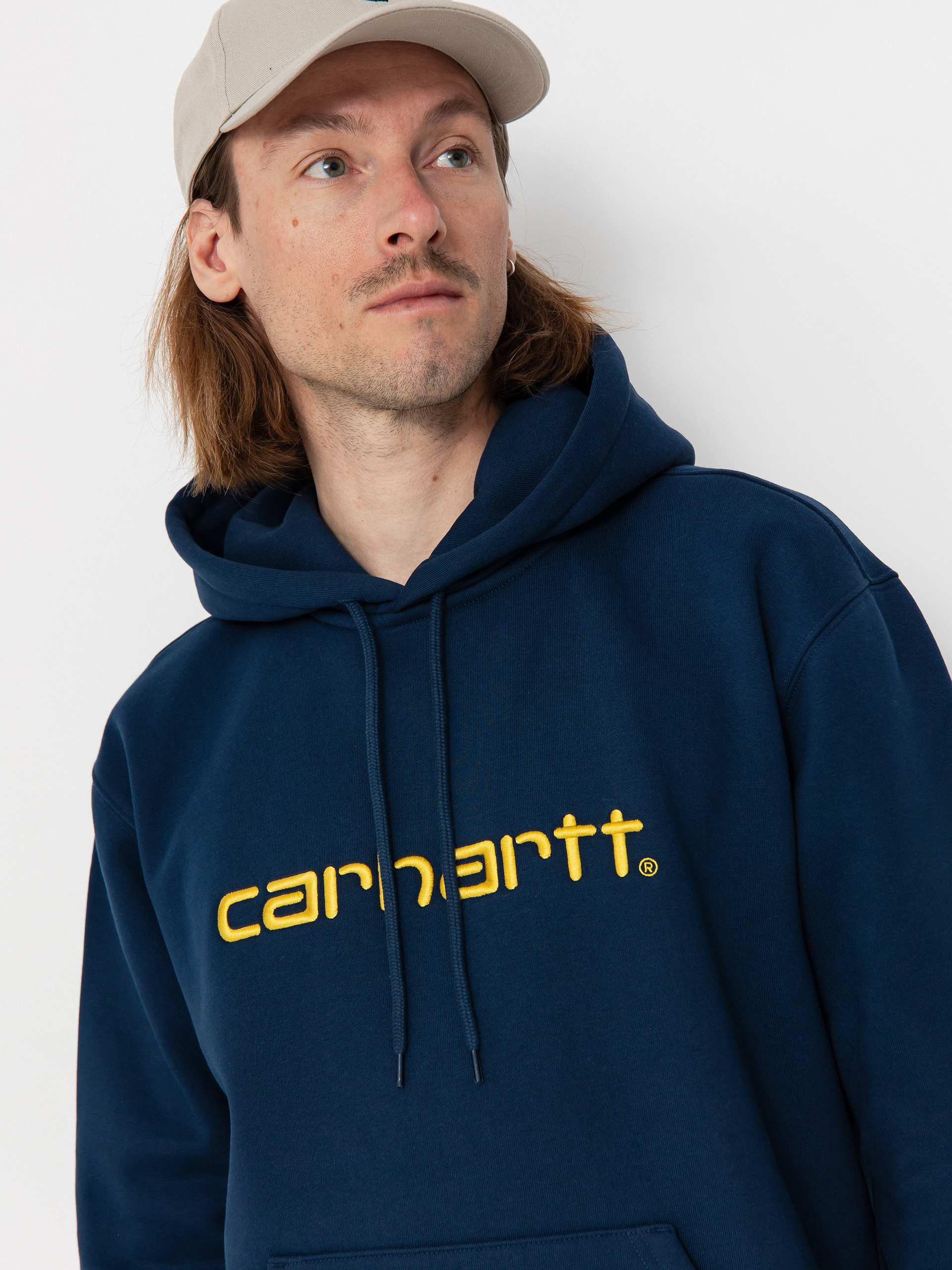Худі Carhartt WIP Carhartt HD (ink/air yellow)