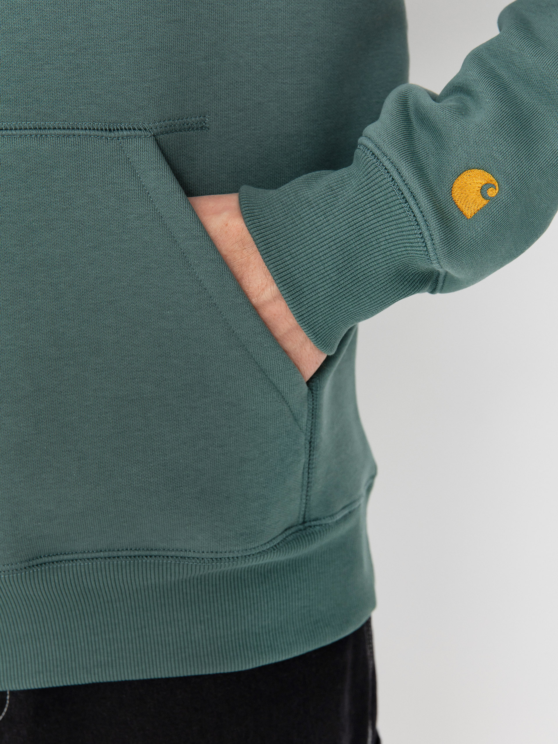 Худі Carhartt WIP Chase HD (silver pine/gold)