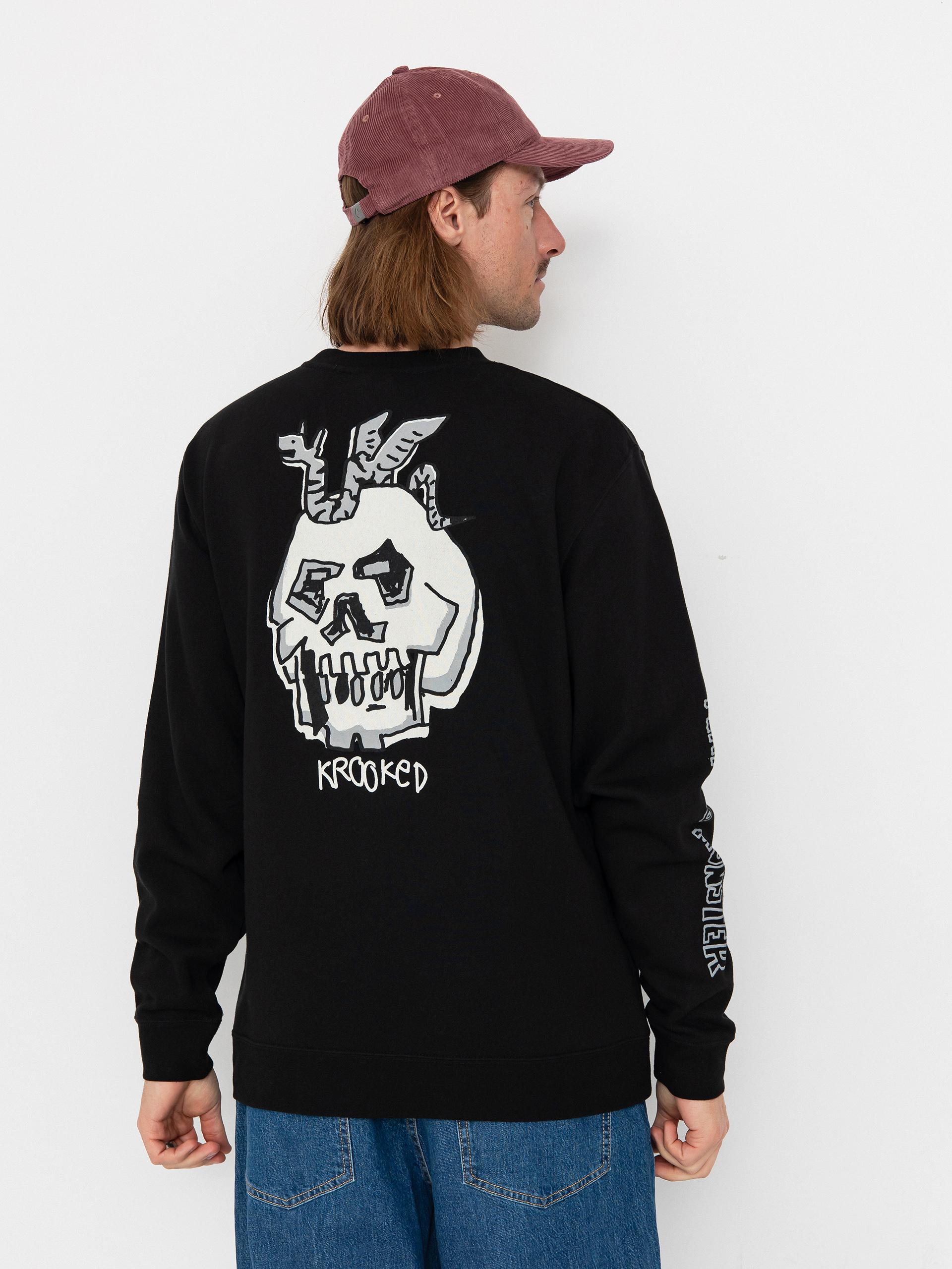 Світшот Krooked Fear No Monster (black)