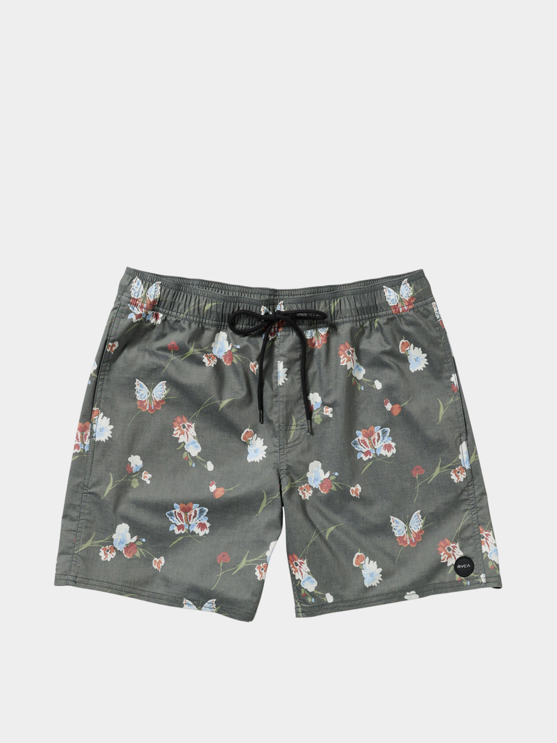 Шорти RVCA Barnes Elastic Short 17 (black floral print)