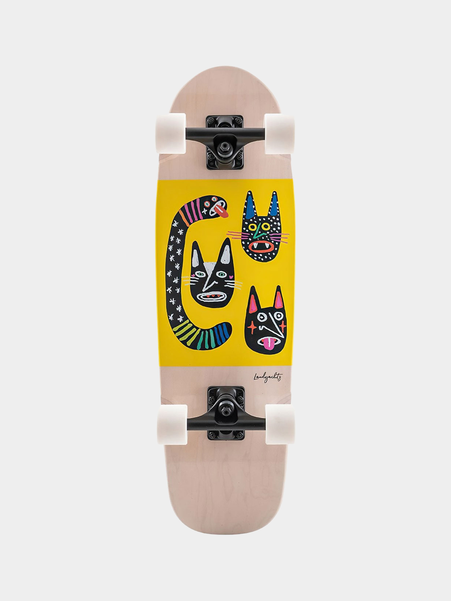 Скейтборд круізер Landyachtz Dinghy Blunt (wild cats)
