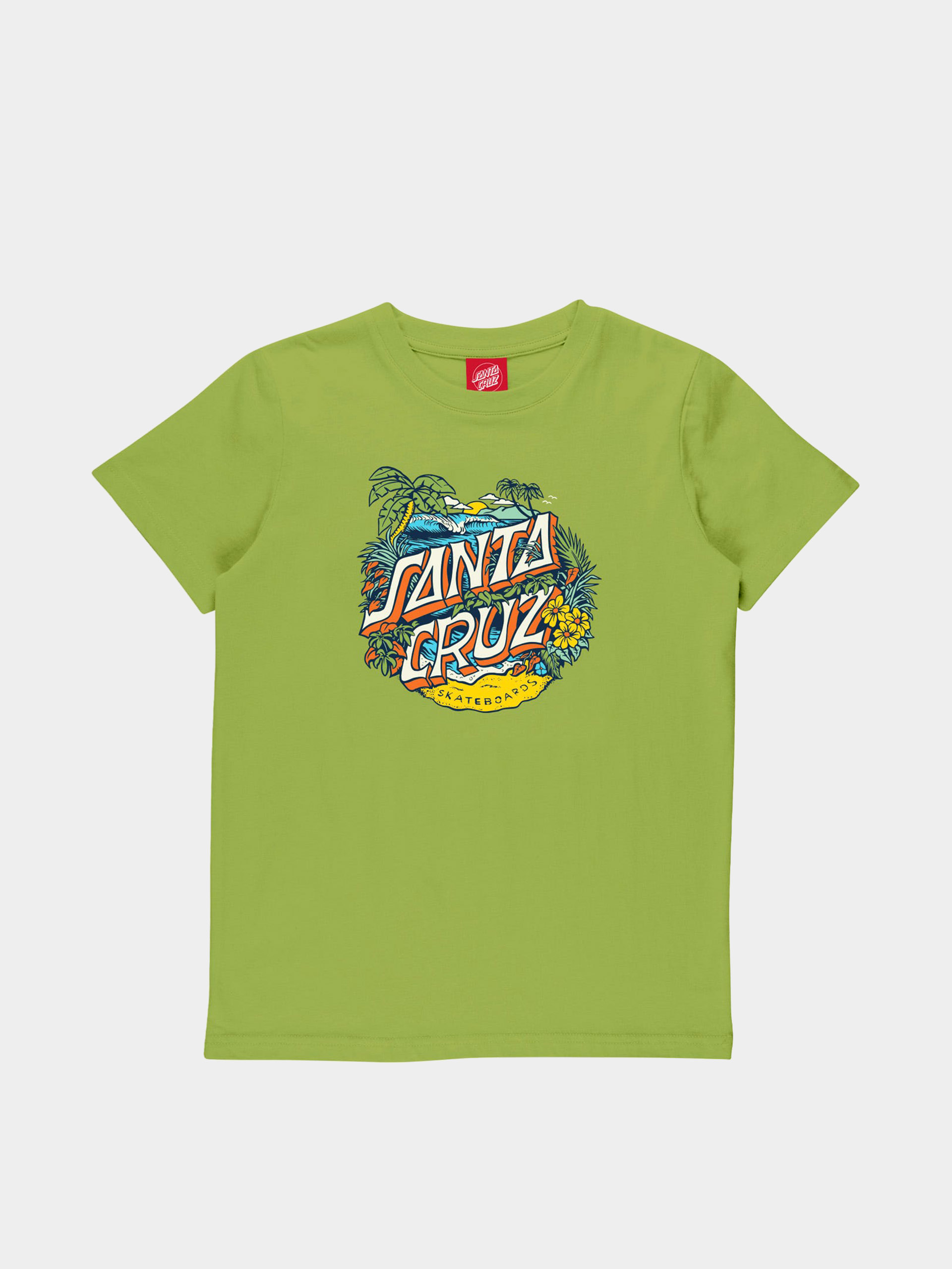 Футболка Santa Cruz Aloha Dot Front JR (apple)