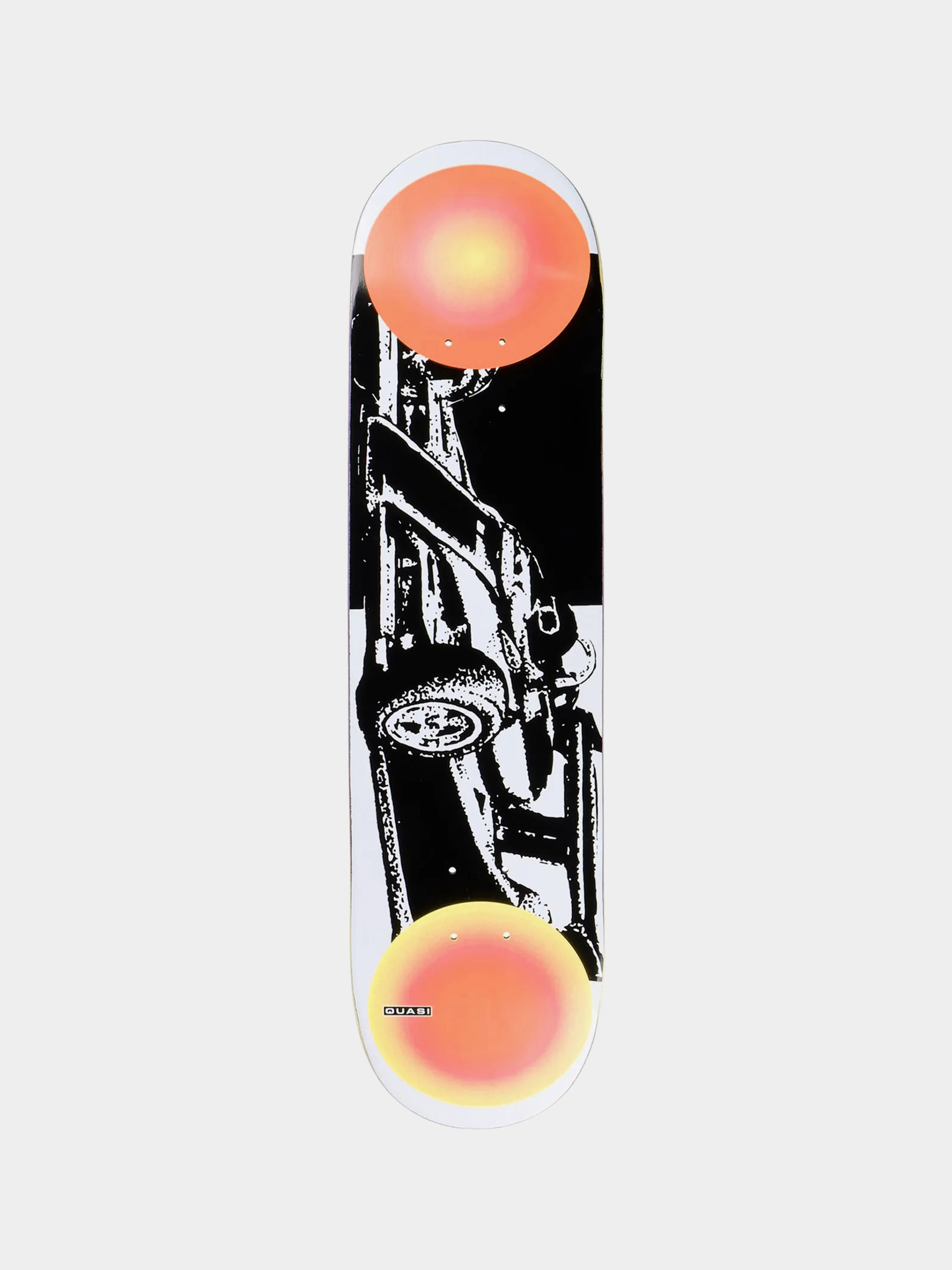 Декa Quasi Skateboards Fast Car II (white/black)