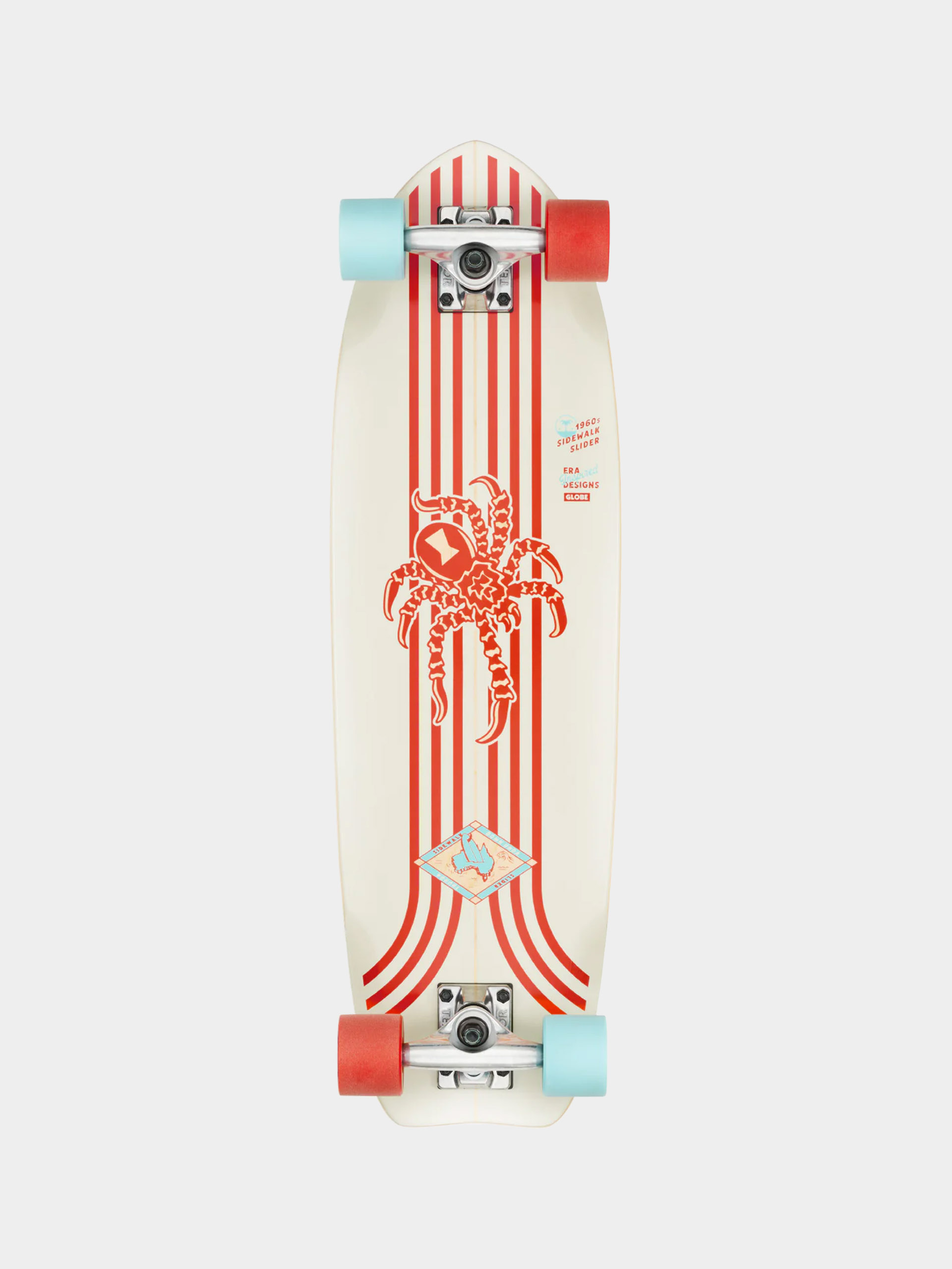 Скейтборд круізер Globe Sidewalk Slider (red/spider)