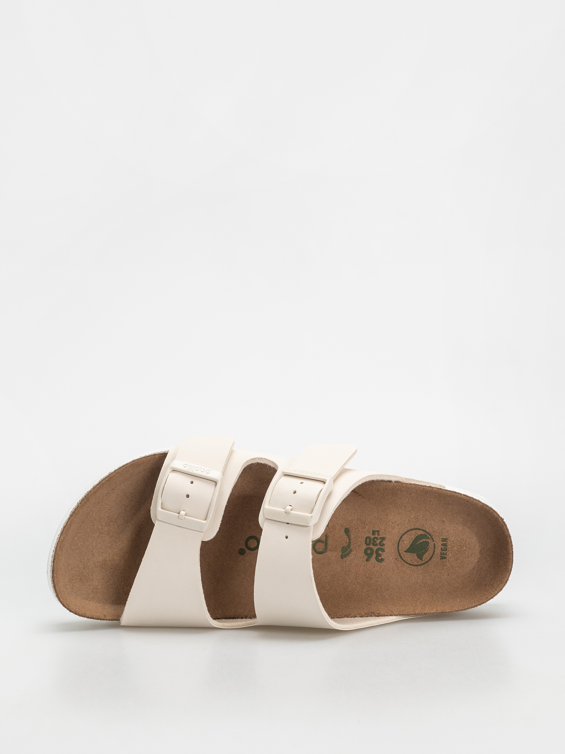 Шльопанці Birkenstock Arizona Flex Platform Vegan Narrow Wmn (eggshell)