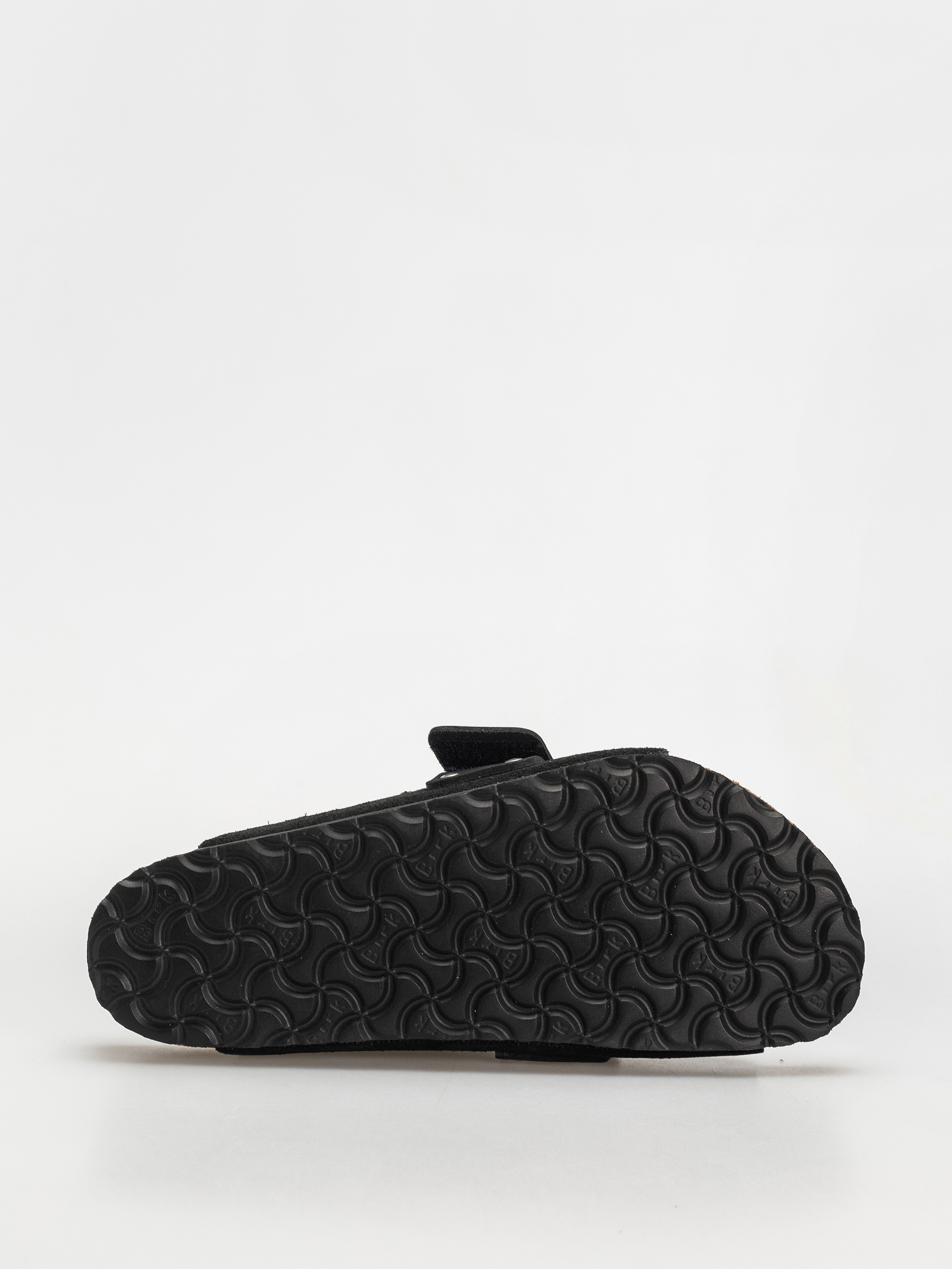 Шльопанці Birkenstock Kyoto Nubuck Suede Leather Regular - чорний