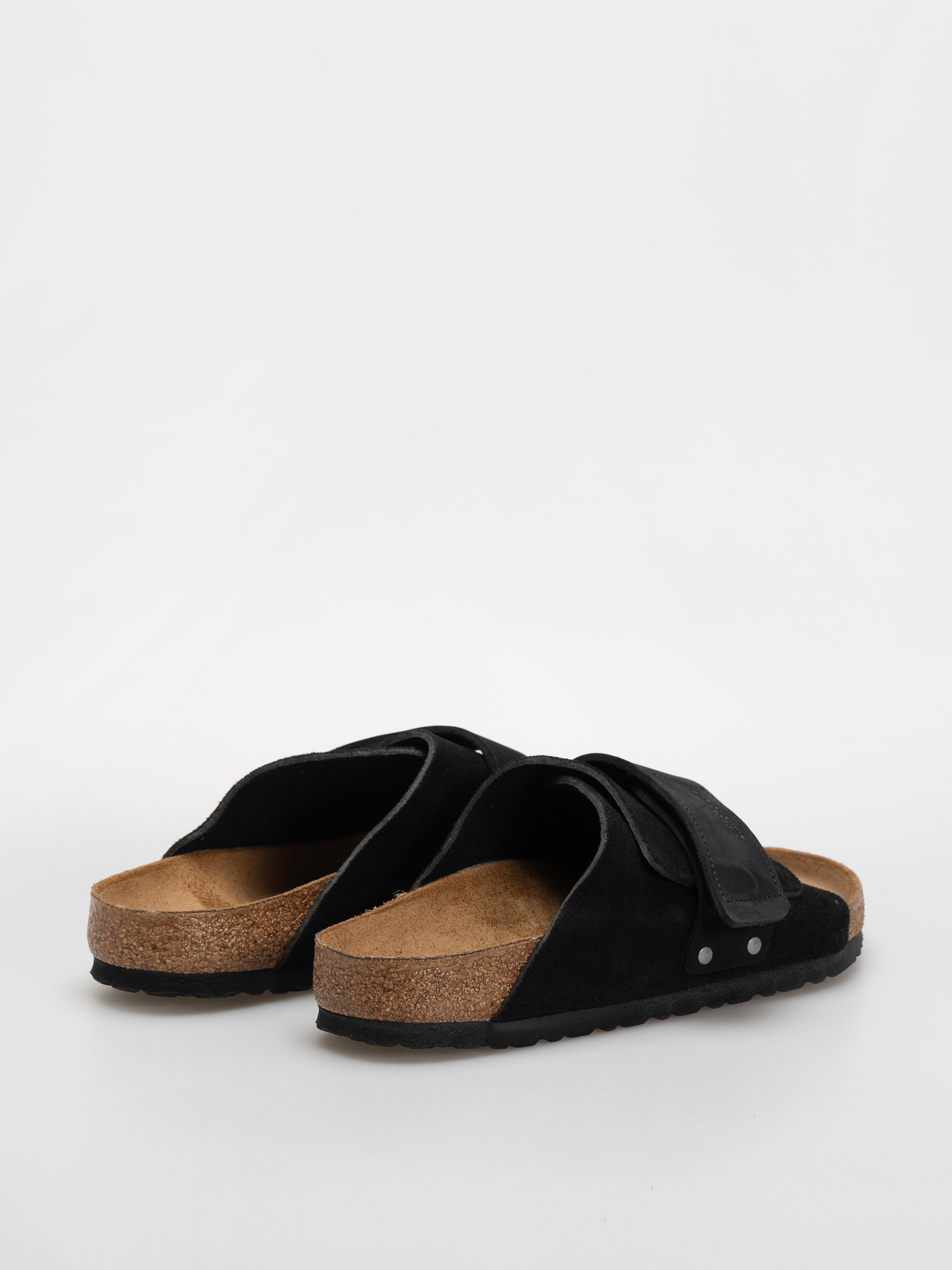 Шльопанці Birkenstock Kyoto Nubuck Suede Leather Regular (black)
