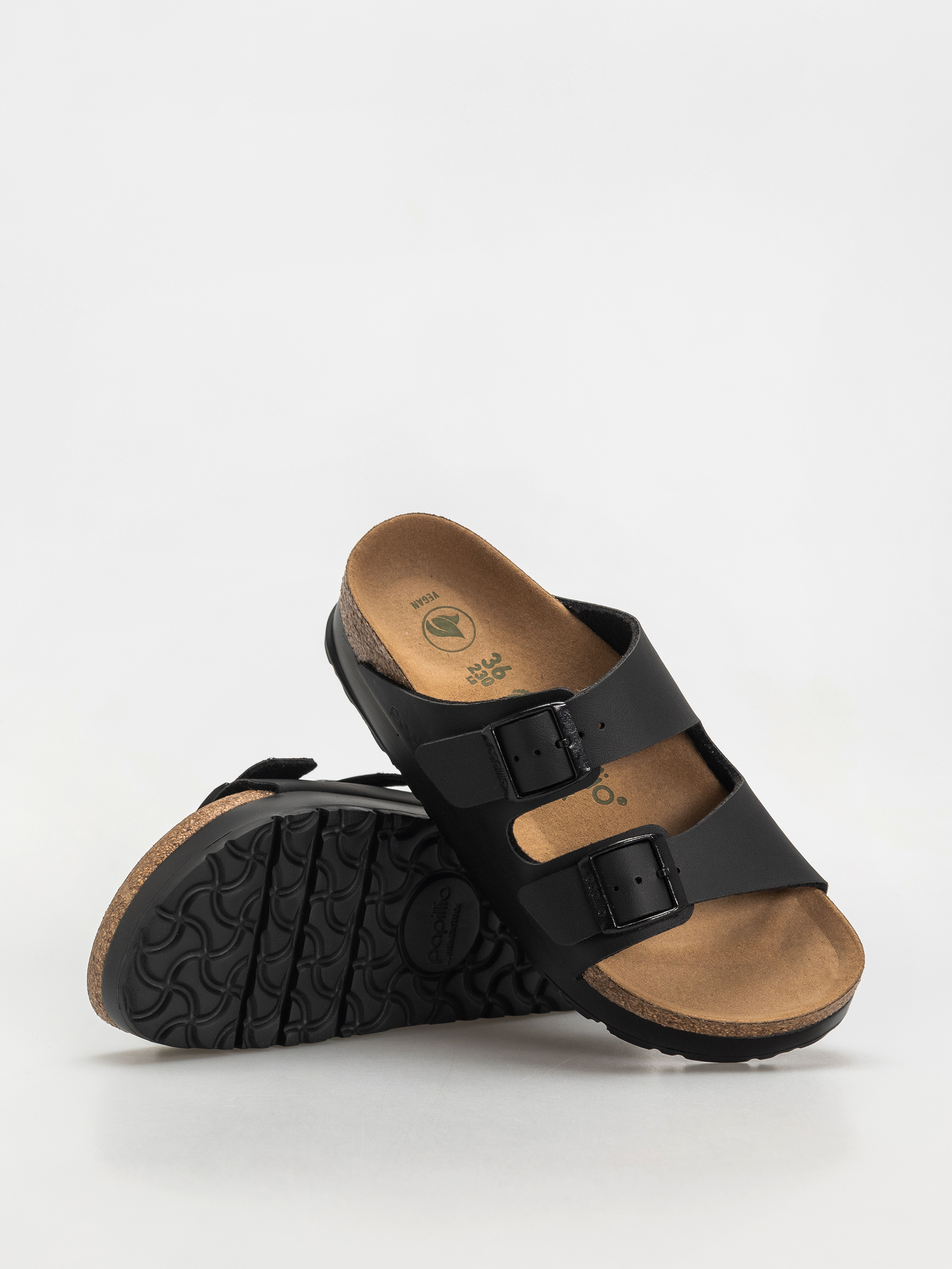 Шльопанці Birkenstock Arizona Flex Platform Vegan Narrow Wmn (black)
