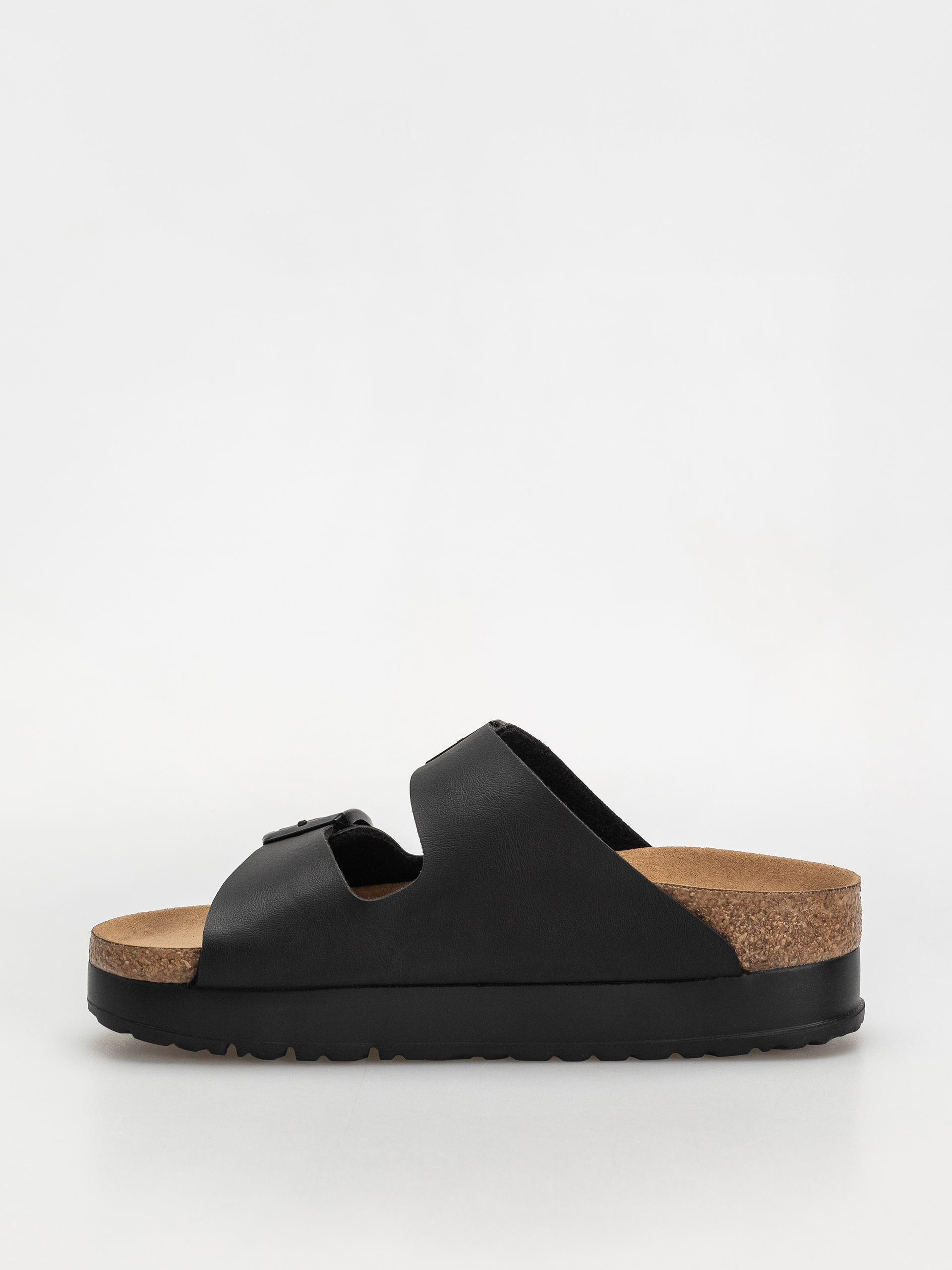 Шльопанці Birkenstock Arizona Flex Platform Vegan Narrow Wmn (black)