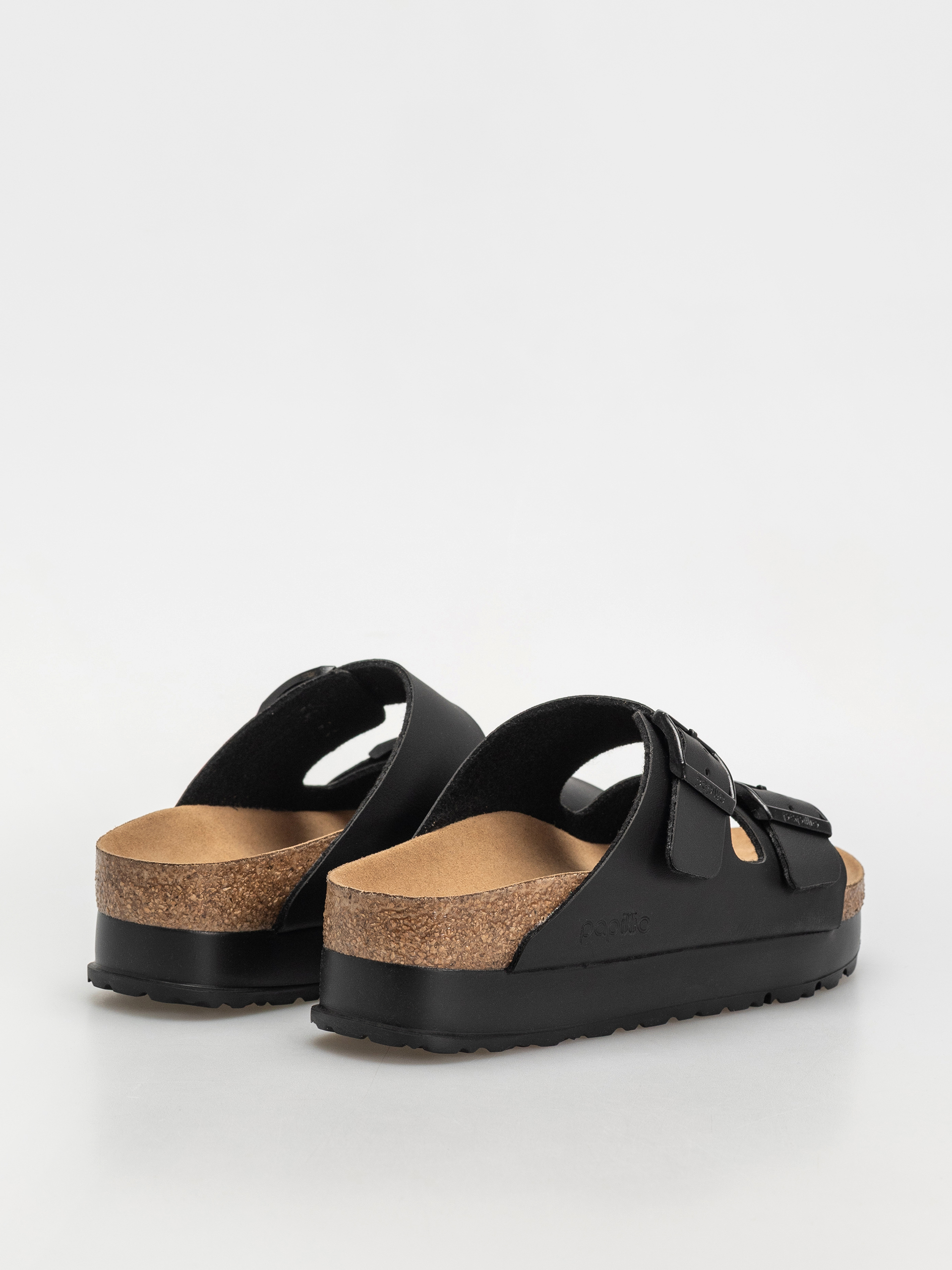 Шльопанці Birkenstock Arizona Flex Platform Vegan Narrow Wmn (black)
