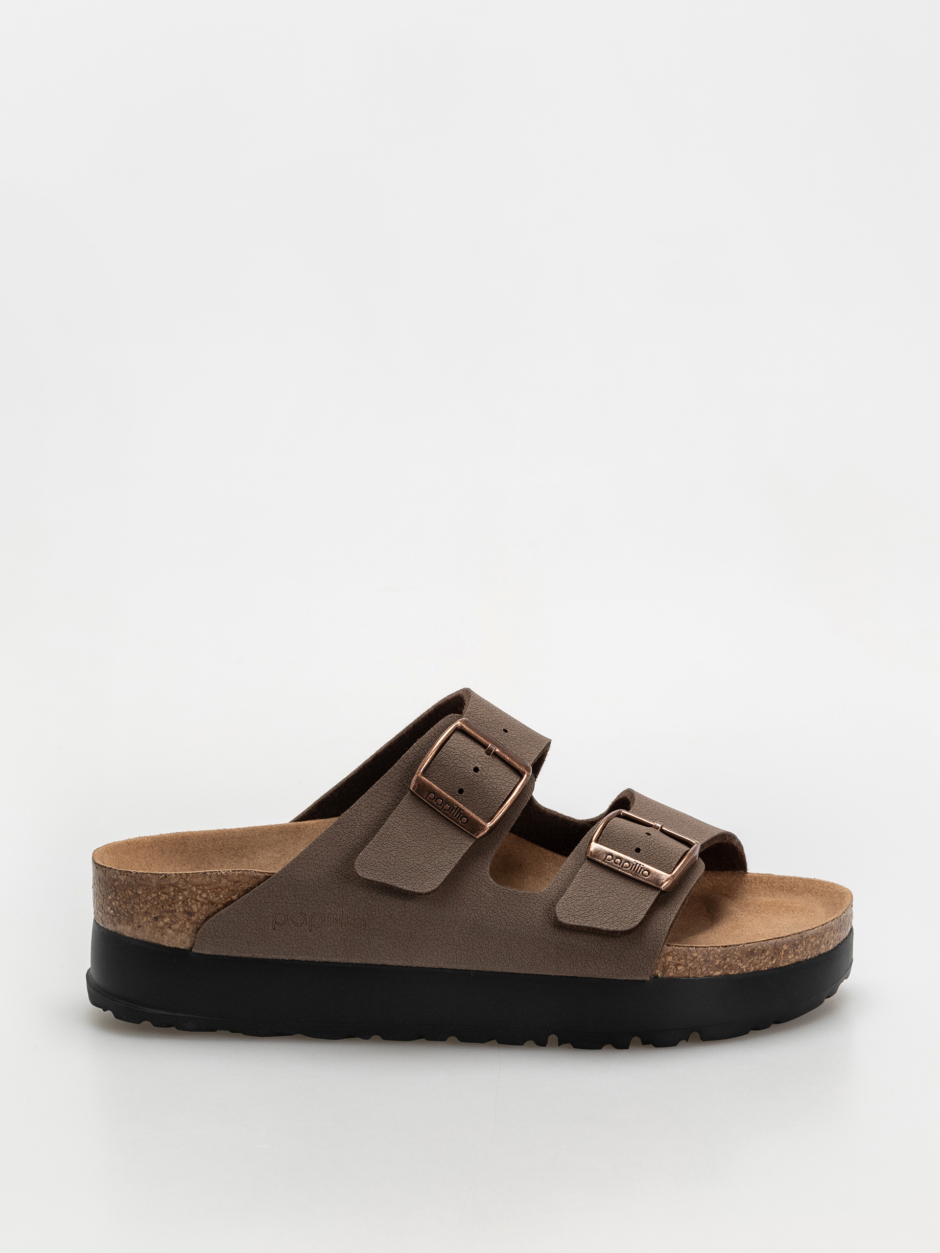u0428u043bu044cu043eu043fu0430u043du0446u0456 Birkenstock Arizona Flex Platform Vegan Narrow Wmn (mocca)