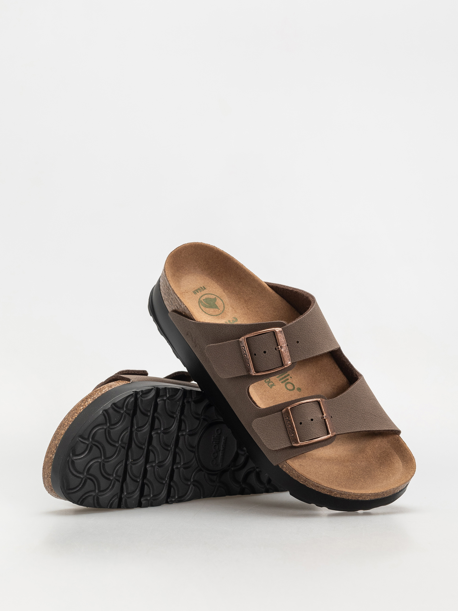 Шльопанці Birkenstock Arizona Flex Platform Vegan Narrow Wmn (mocca)