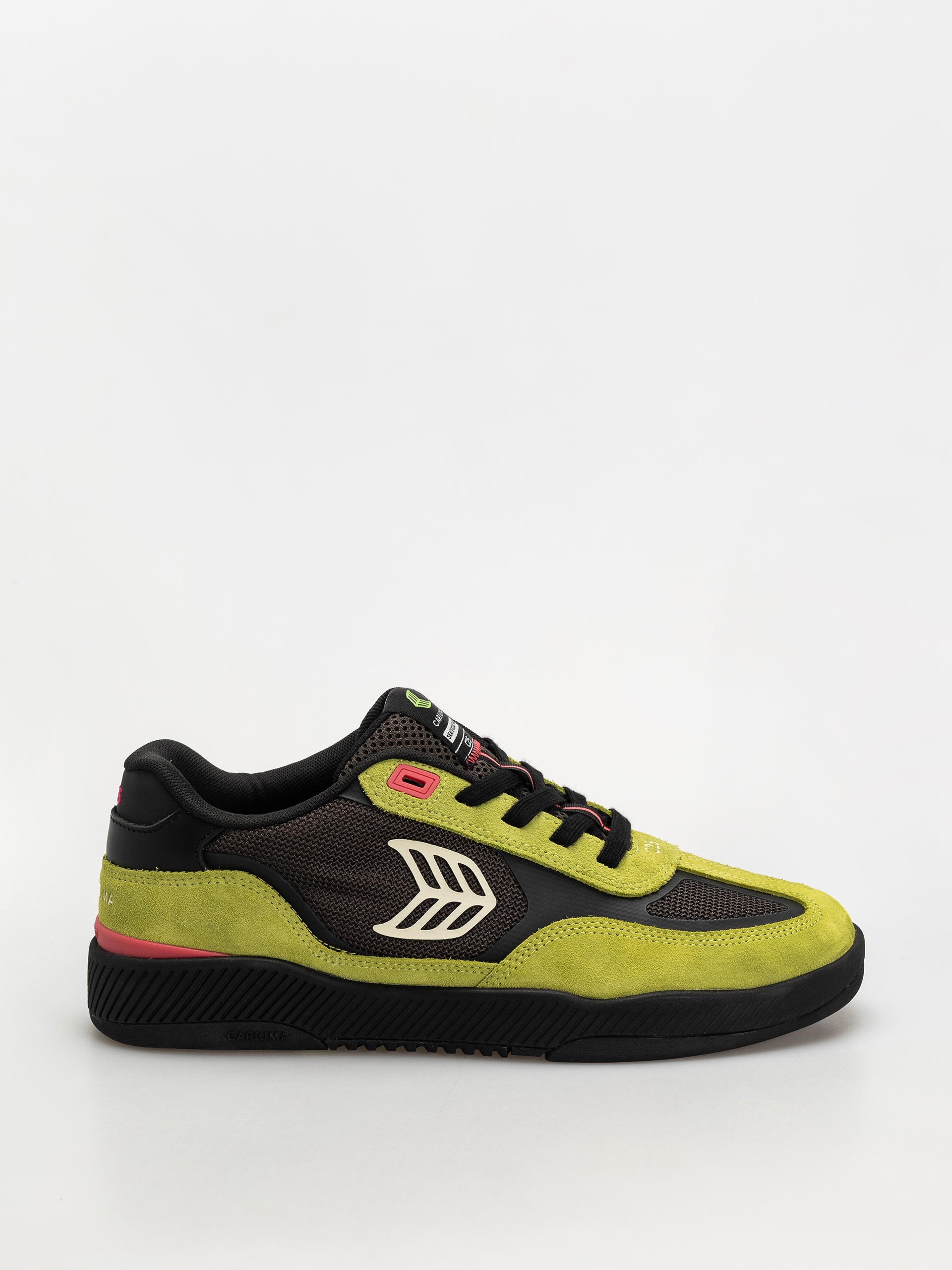 Взуття Cariuma Skategoat C25 Pro (lime green suede black mesh ivory logo pink)