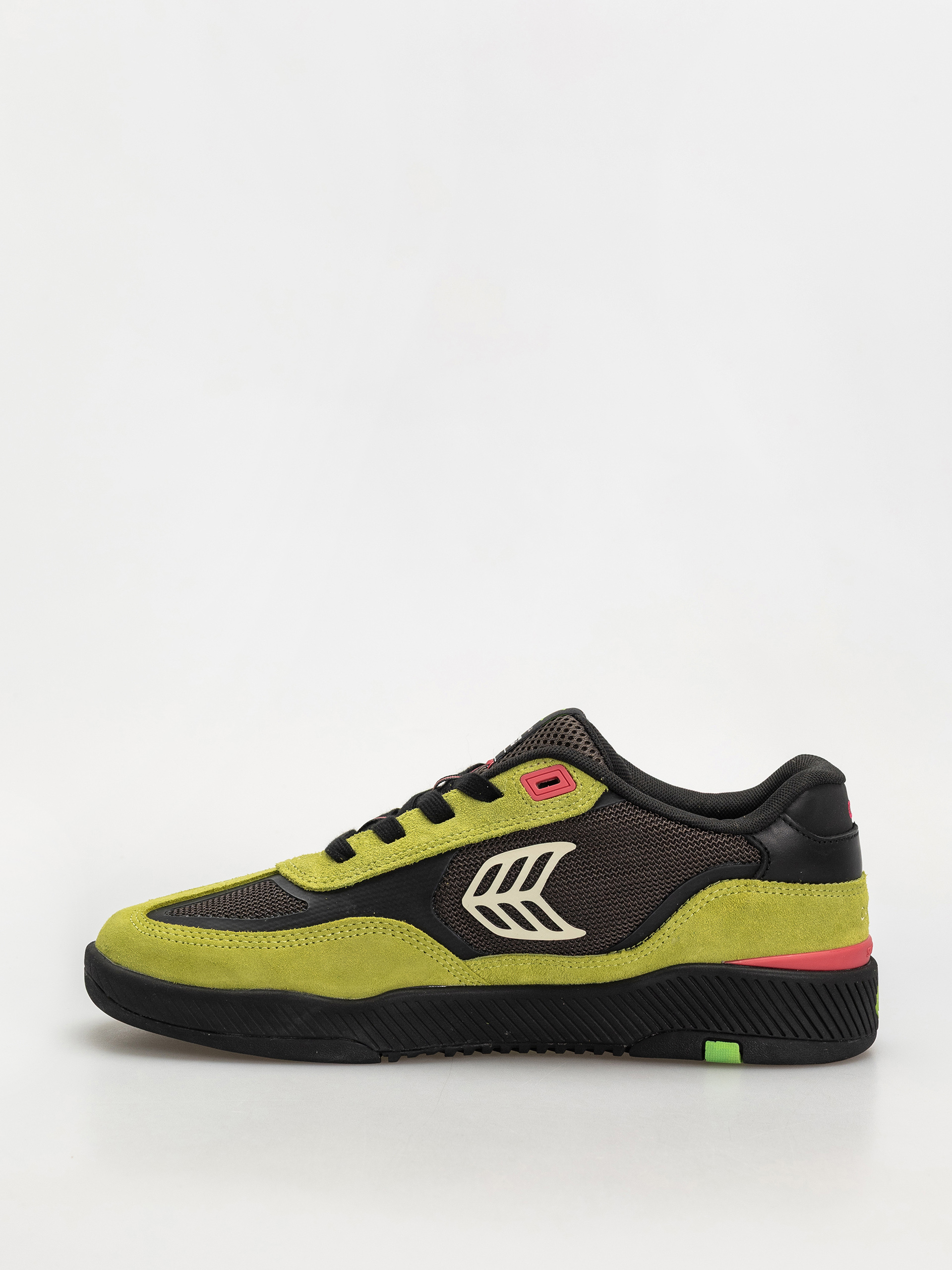 Взуття Cariuma Skategoat C25 Pro (lime green suede black mesh ivory logo pink)