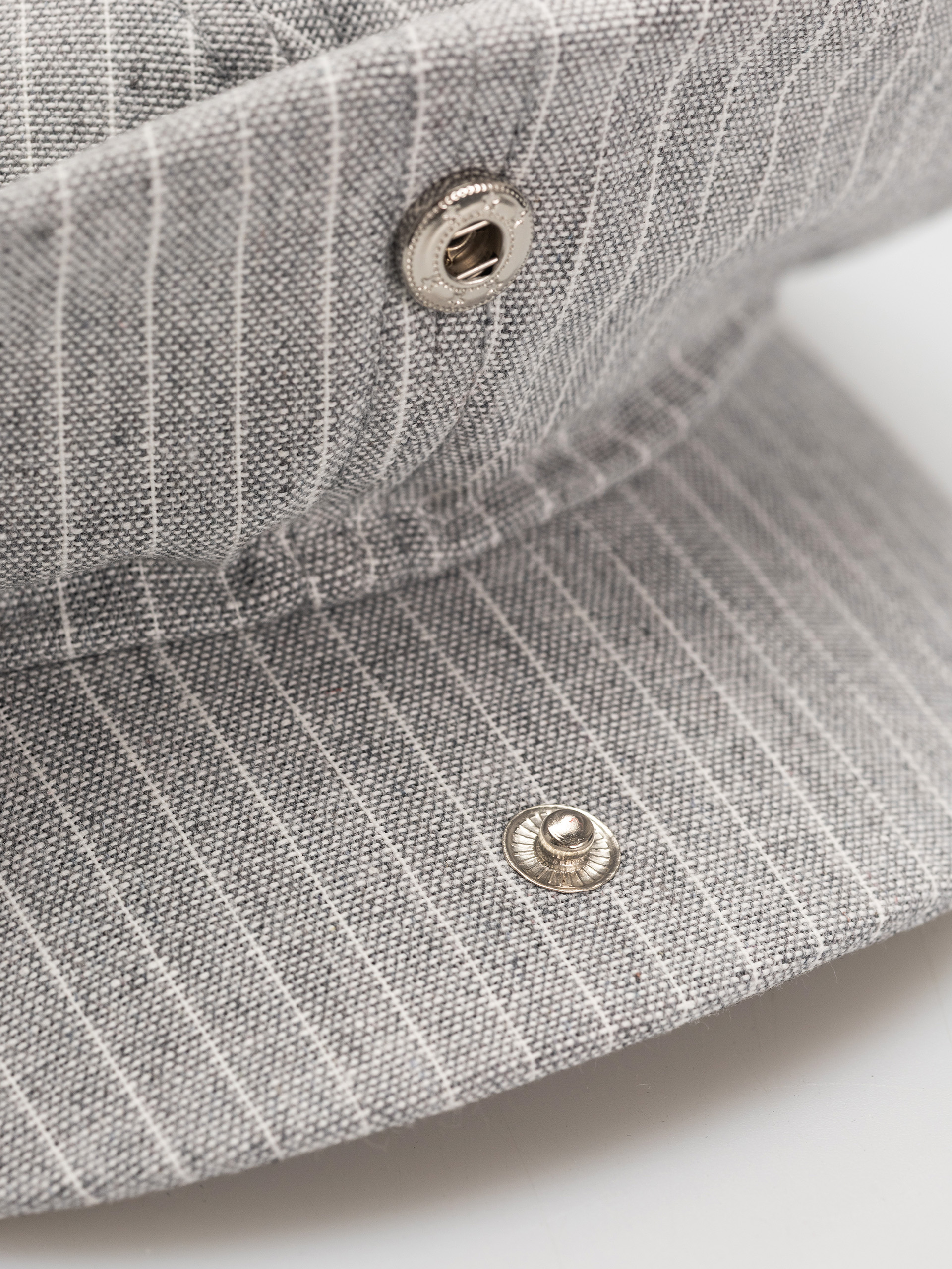 Кашкет Brixton Brood Lw Snap Cap (light grey/white stripe chambr)