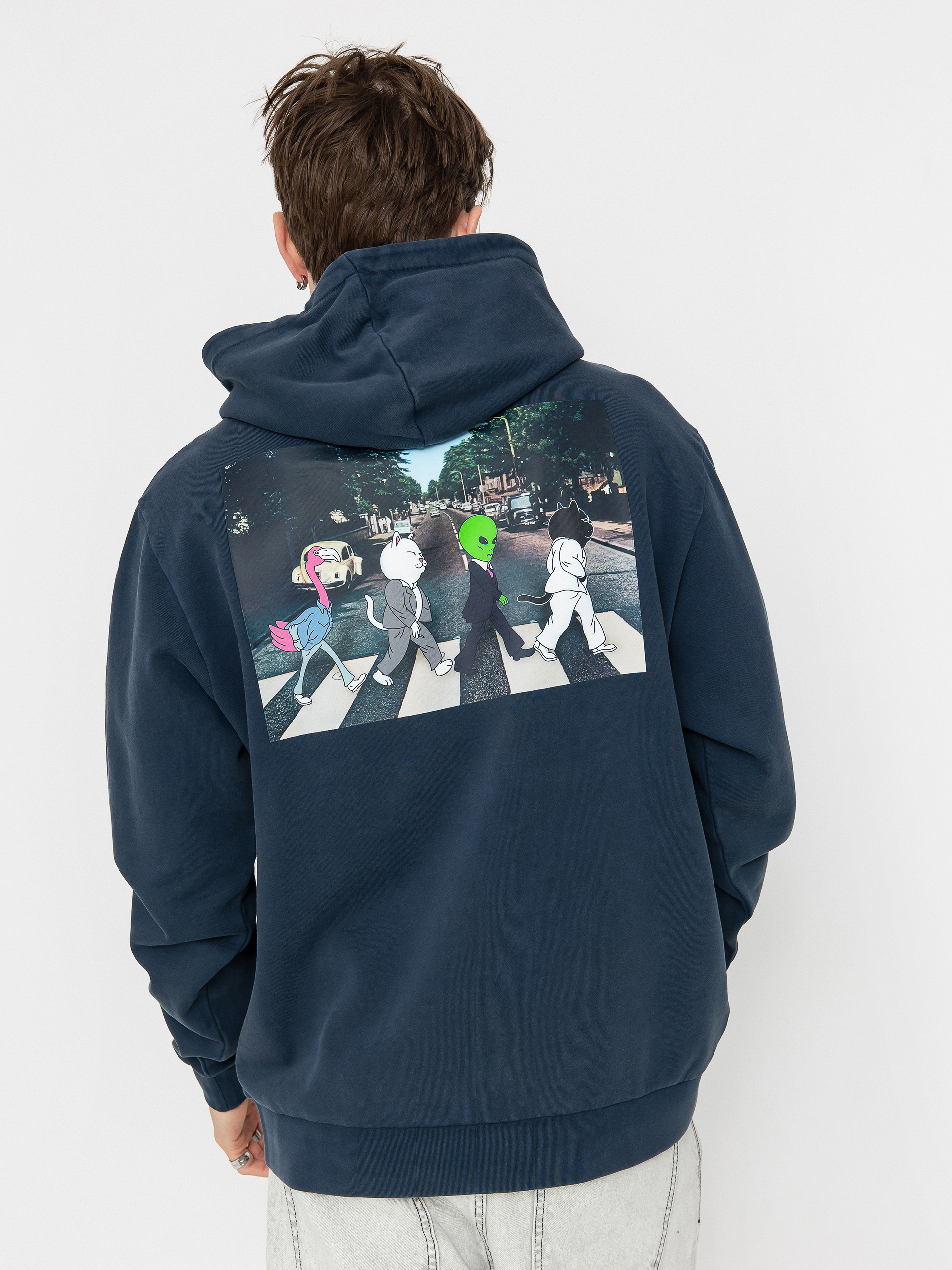 Худі RipNDip Crosswalk HD (navy vintage wash)