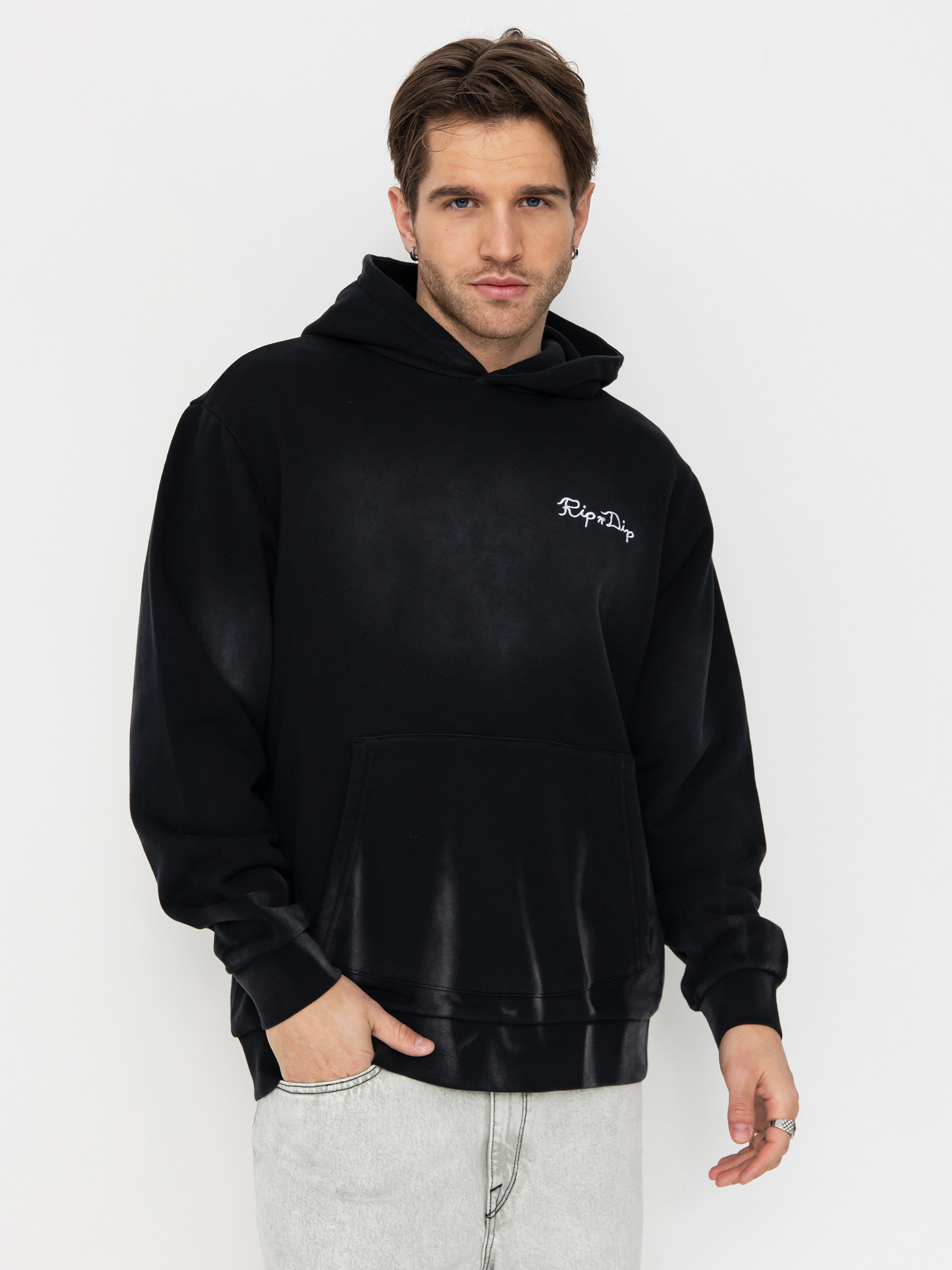 Худі RipNDip Ripnlit HD (black vintage wash)