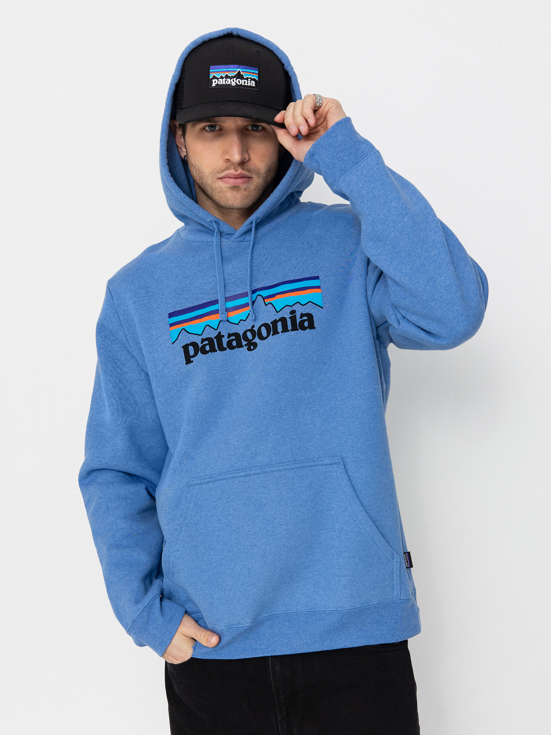 Худі Patagonia P 6 Logo Uprisal HD (abundant blue)