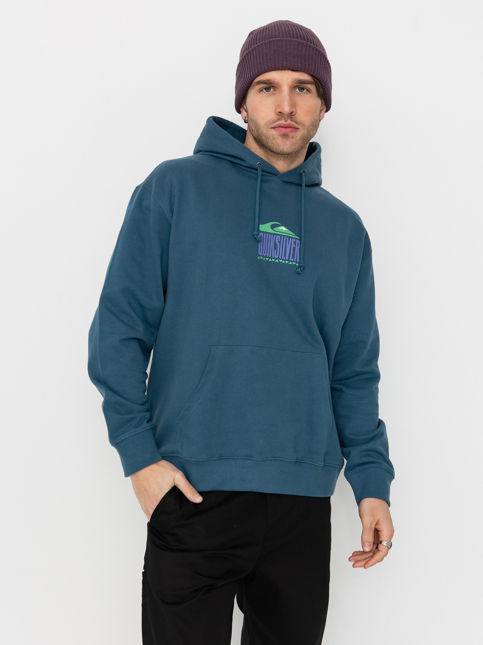 Худі Quiksilver Apog Heritage HD (real teal)