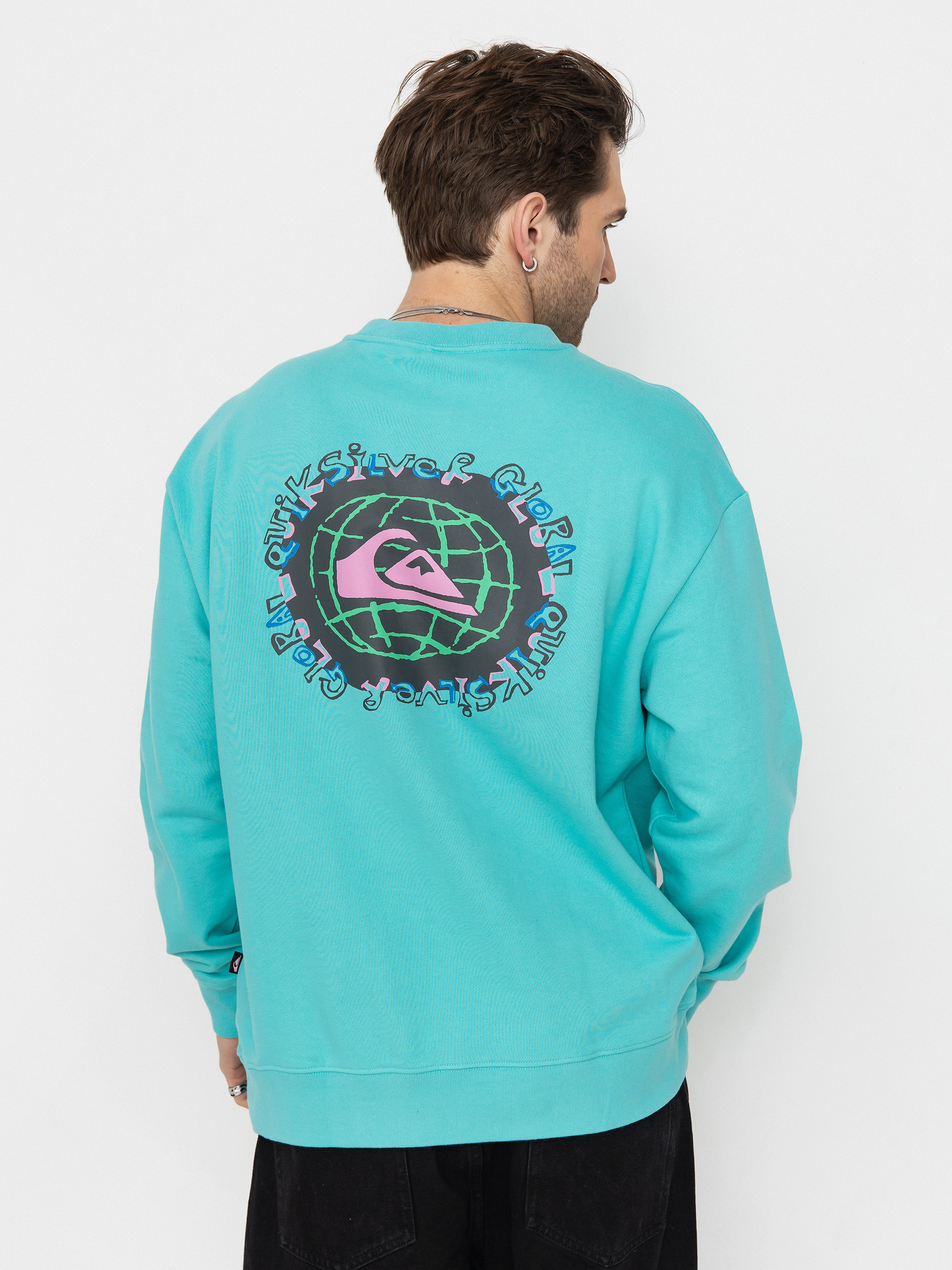 Світшот Quiksilver Spin Cycle (aqua sky)