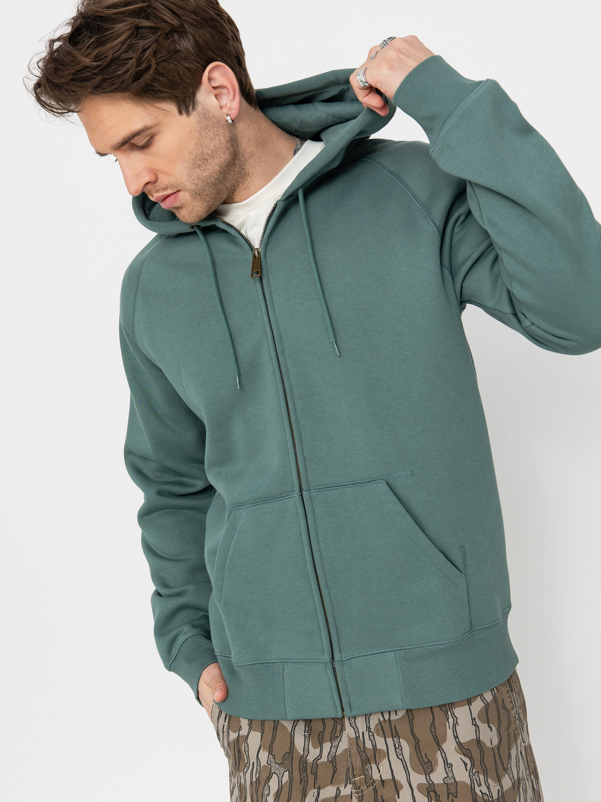 Худі Carhartt WIP Chase ZHD (silver pine/gold)