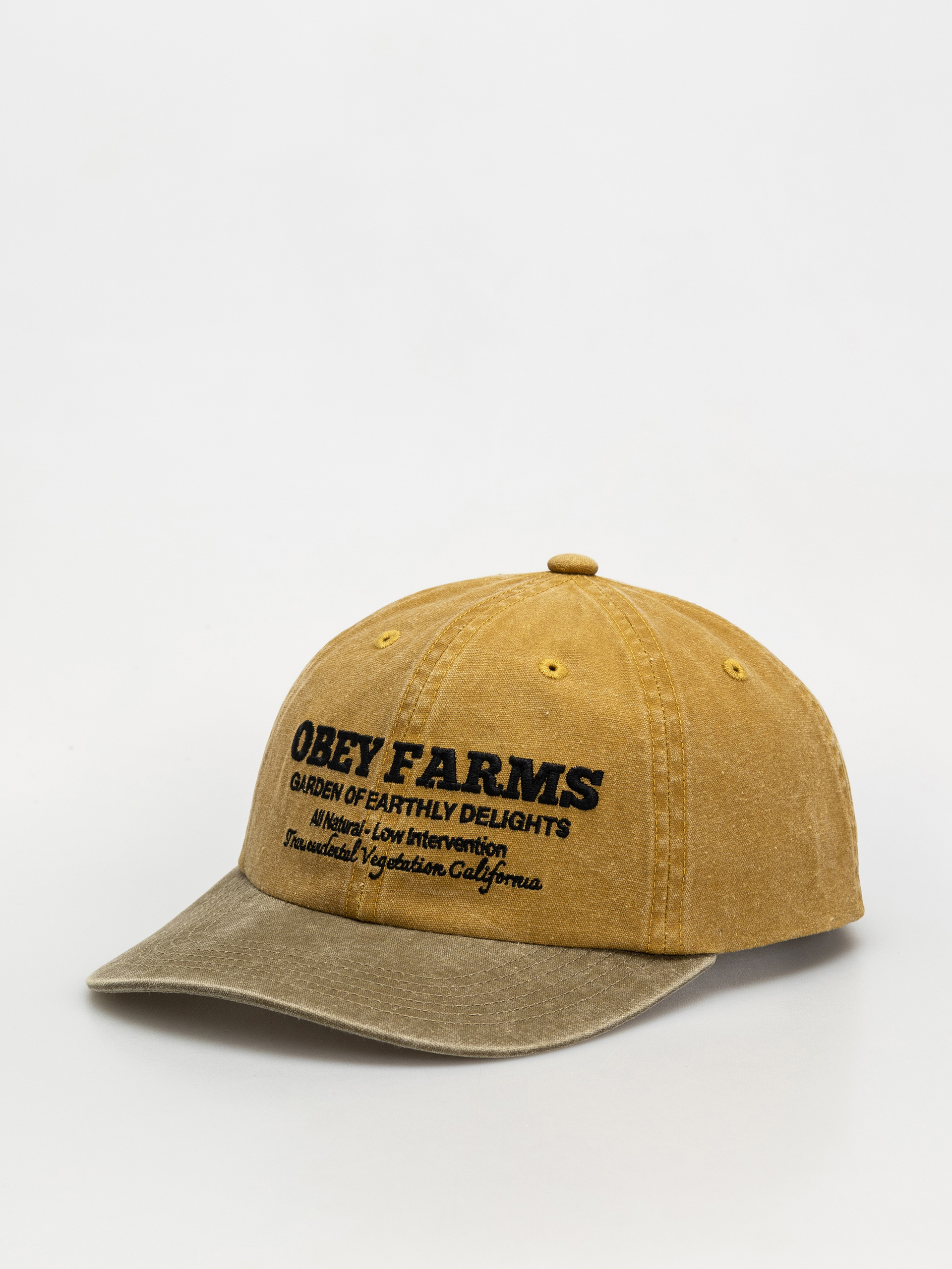 Кепка OBEY Pigment Obey Farms 6 Panel (pigment mustard multi)
