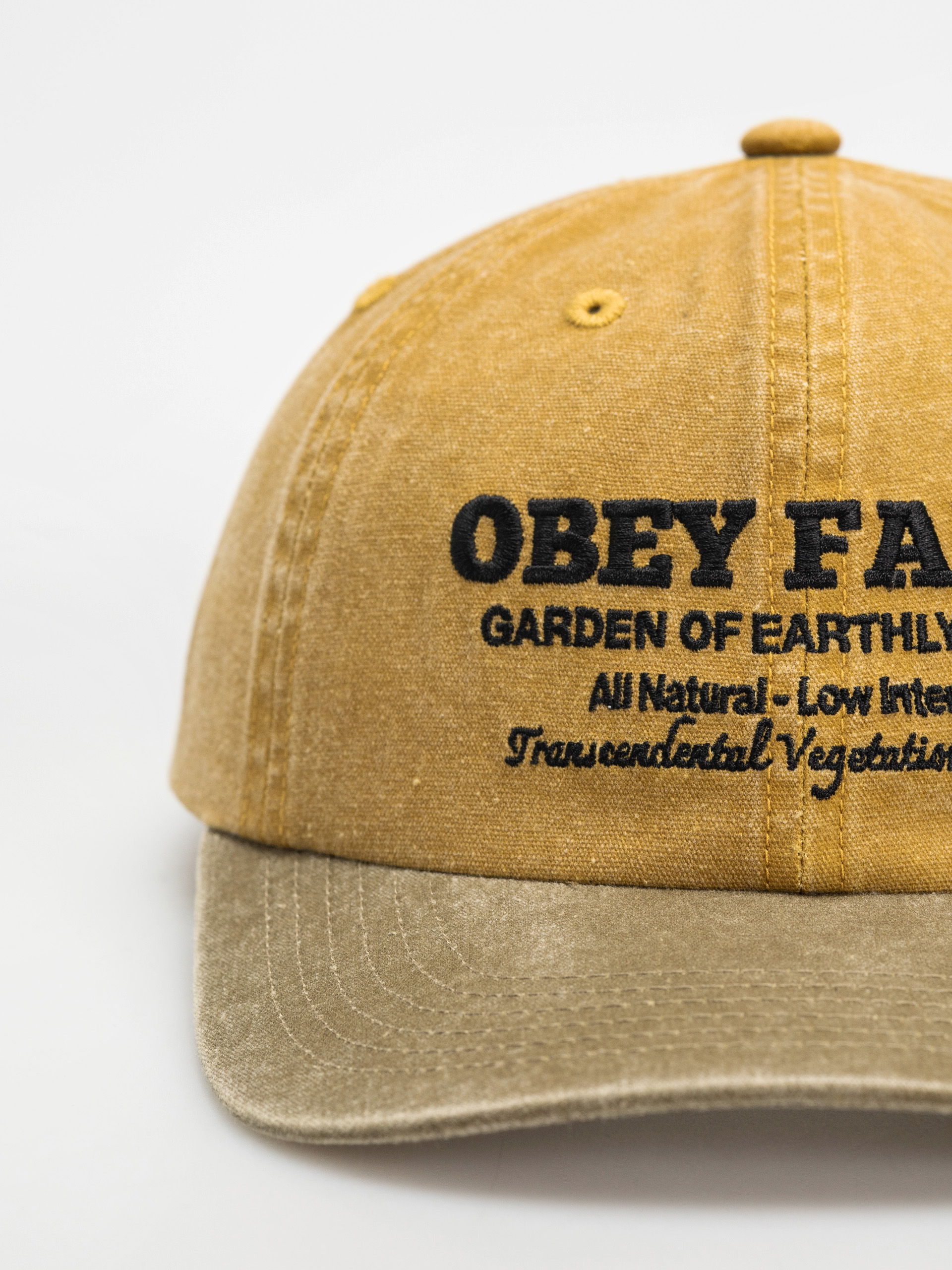 Кепка OBEY Pigment Obey Farms 6 Panel (pigment mustard multi)