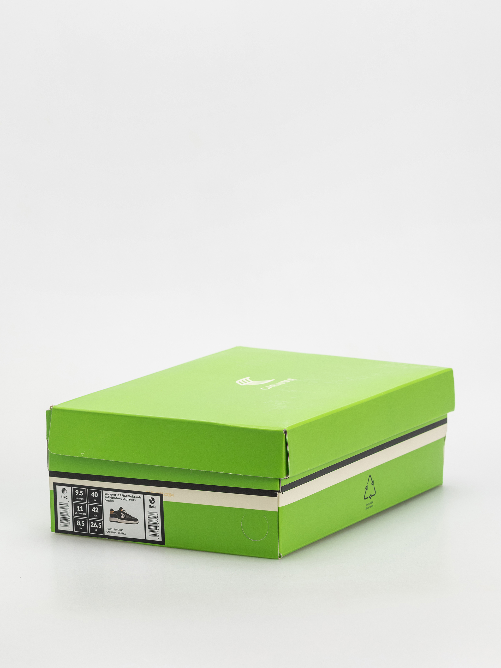 Взуття Cariuma Skategoat C25 Pro (black suede and mesh ivory logo yellow)