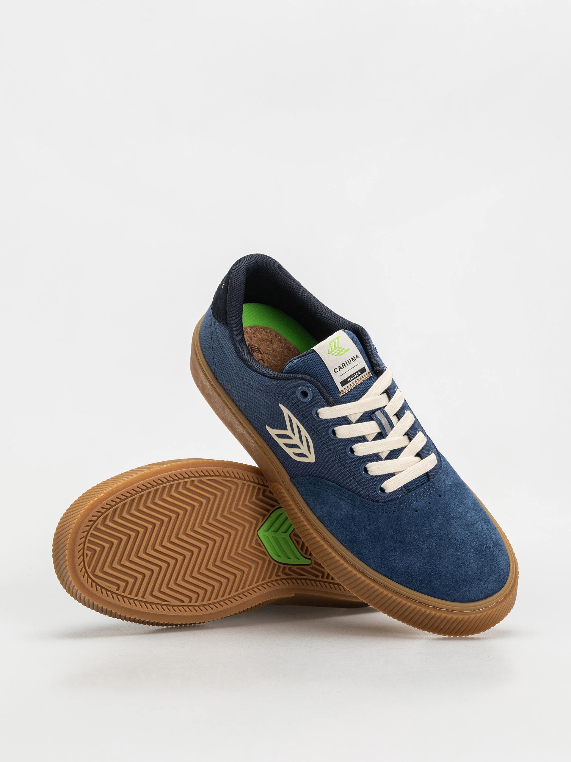 Взуття Cariuma Naioca Pro (gum shadow blue suede and canvas ivory logo navy)