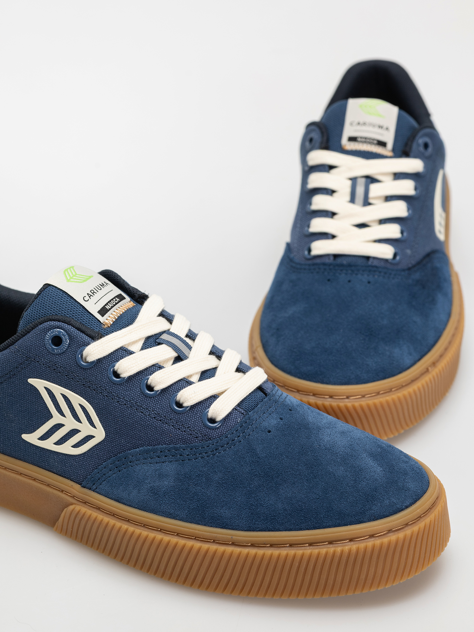 Взуття Cariuma Naioca Pro (gum shadow blue suede and canvas ivory logo navy)