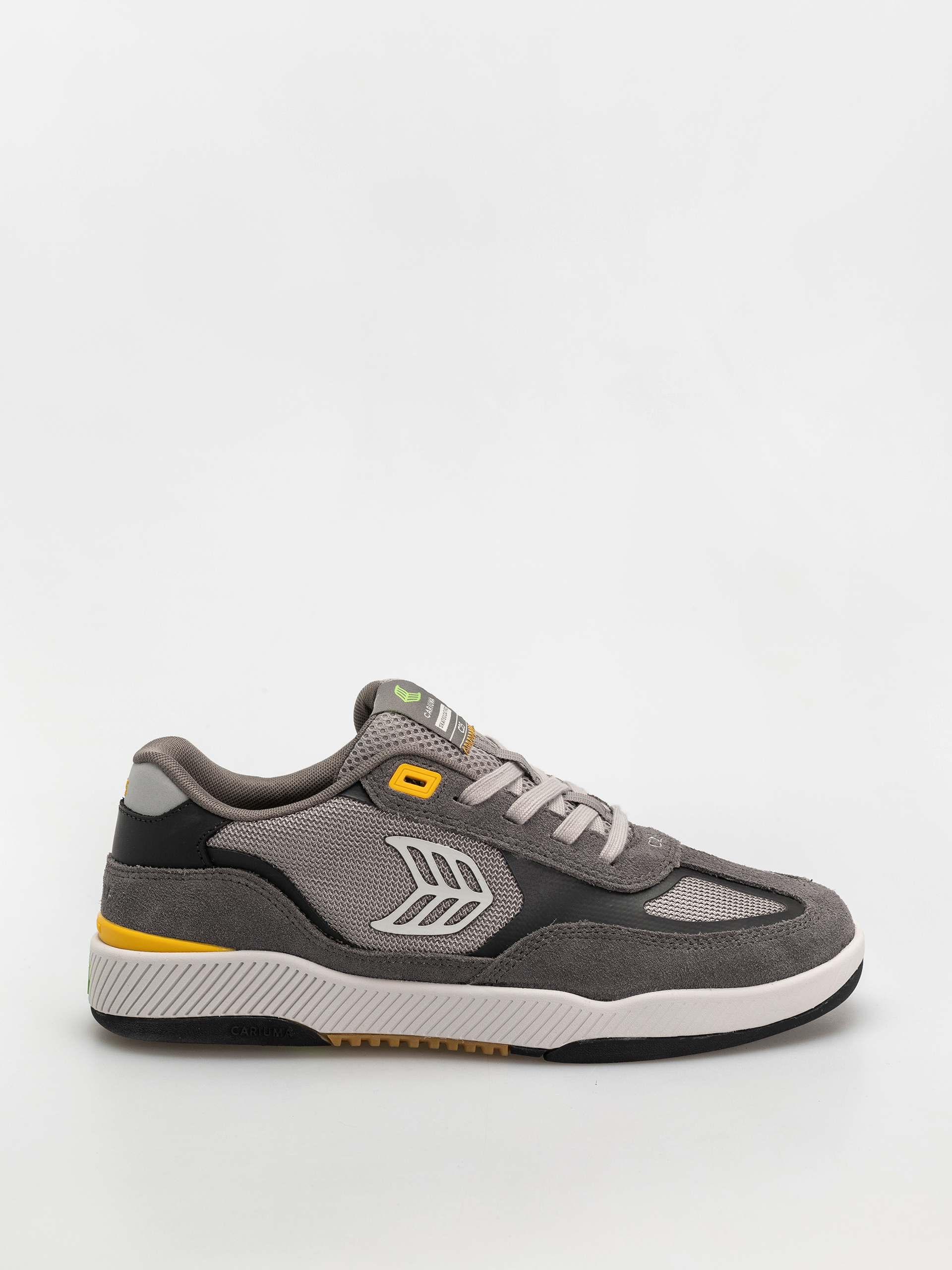 u0412u0437u0443u0442u0442u044f Cariuma Skategoat C25 Pro (charcoal grey suede light grey mesh ice logo yellow)