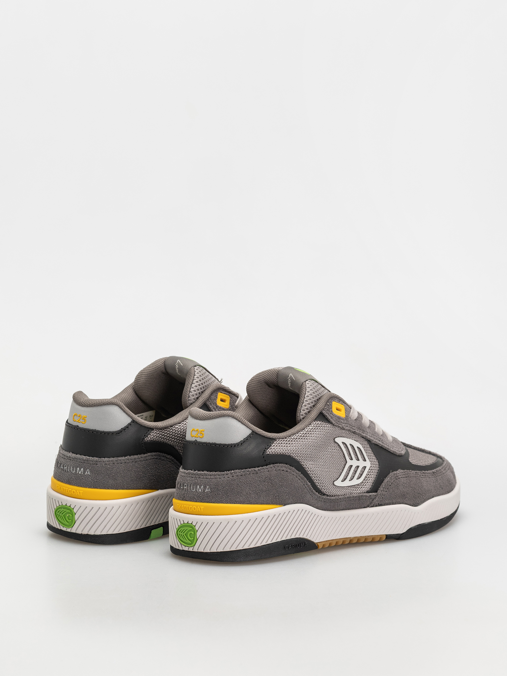 Взуття Cariuma Skategoat C25 Pro (charcoal grey suede light grey mesh ice logo yellow)