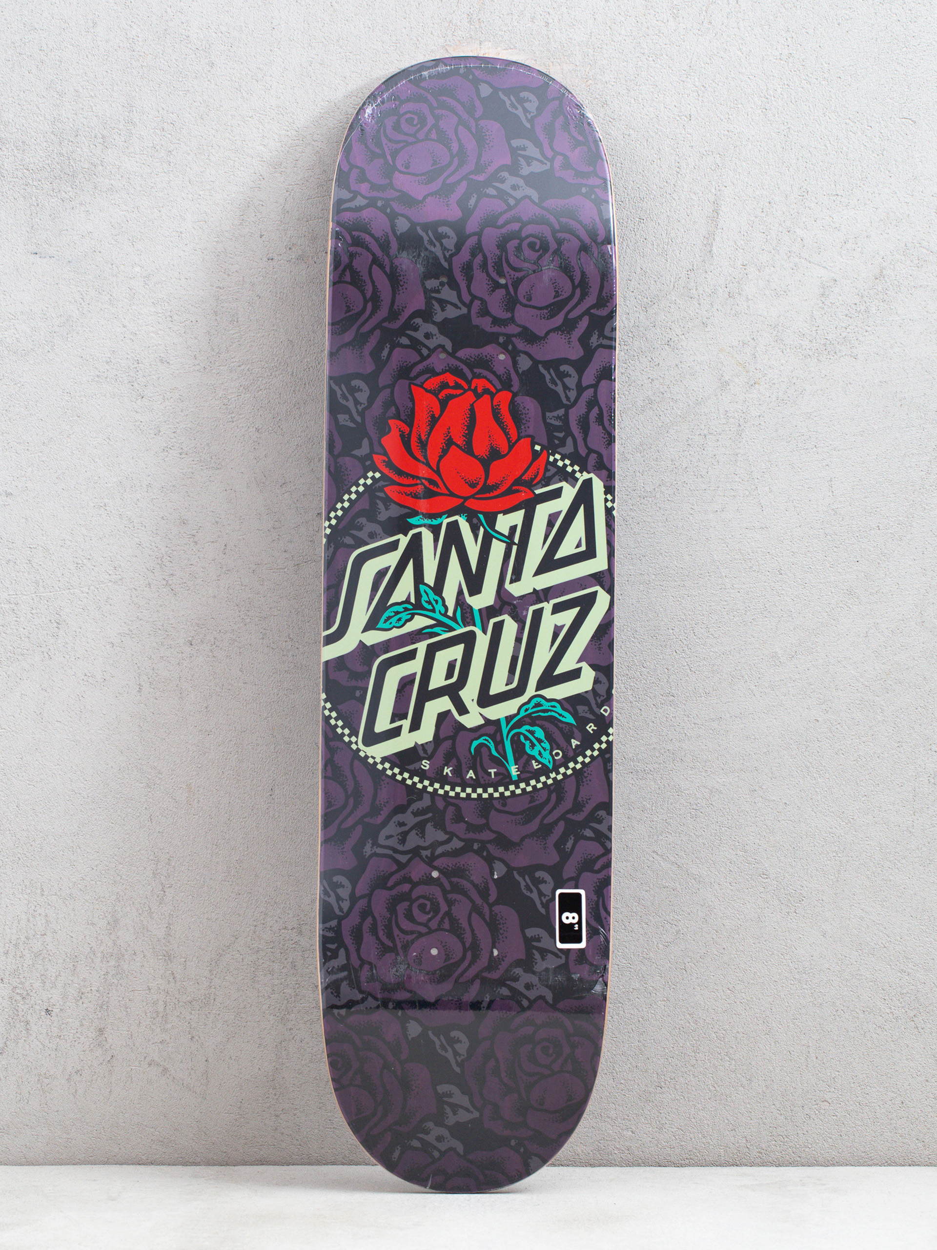 Декa Santa Cruz Rosette Ringed Dot (black/purple)
