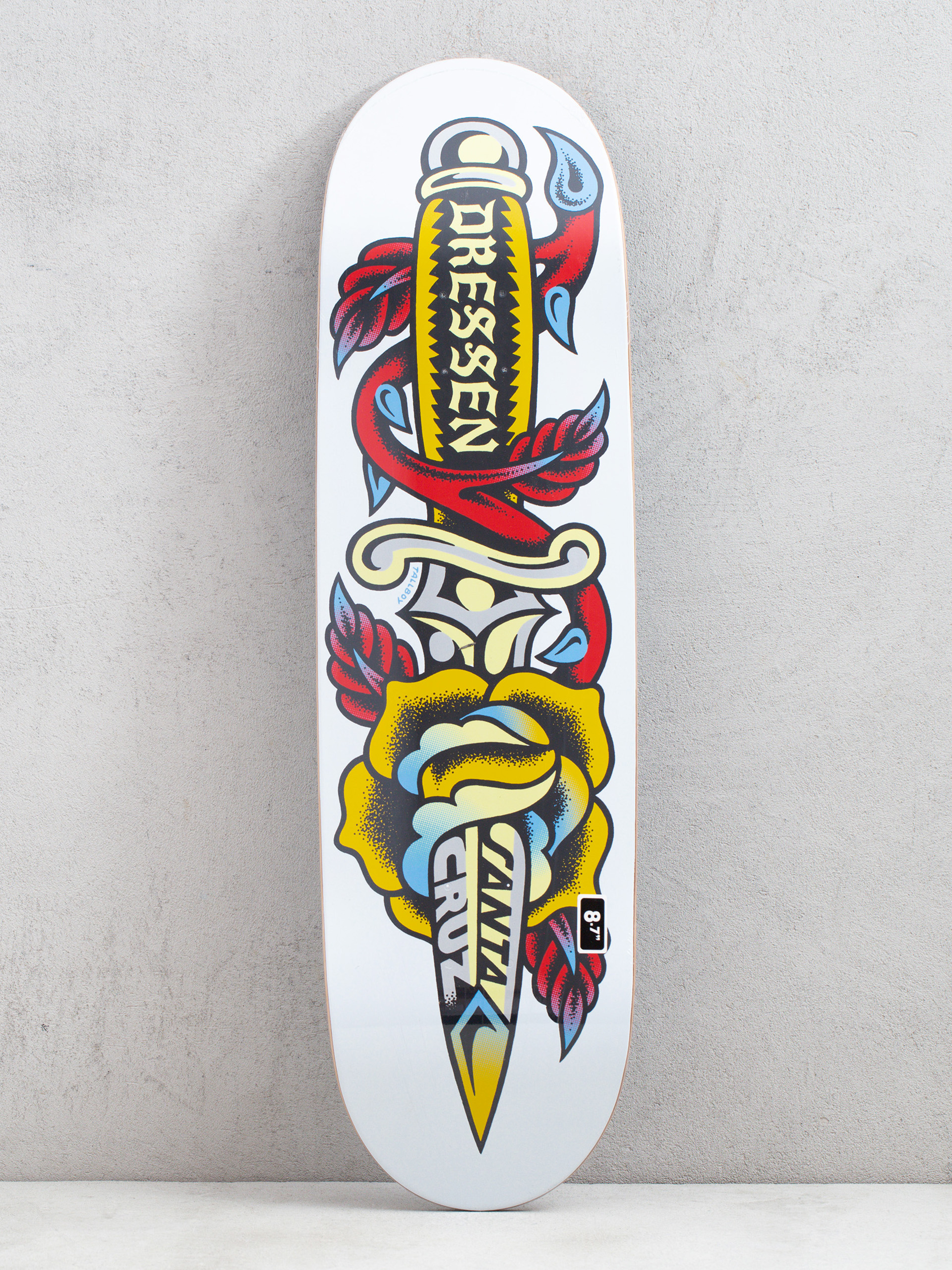 Декa Santa Cruz Dressen Rose Dagger Pro (white)