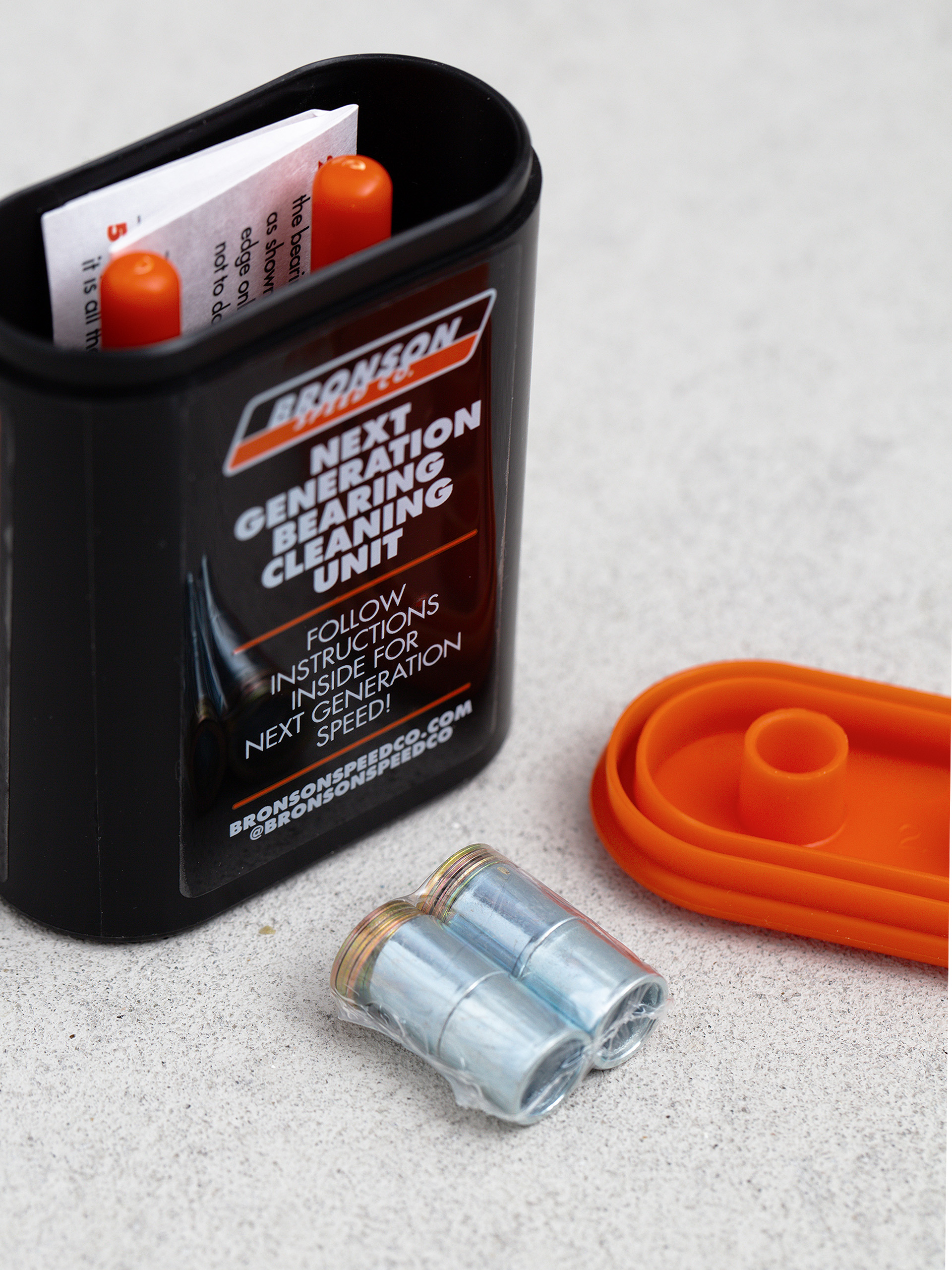 Akcesoria Bronson Łożyska Bearing Cleaning Unit (black/orange)