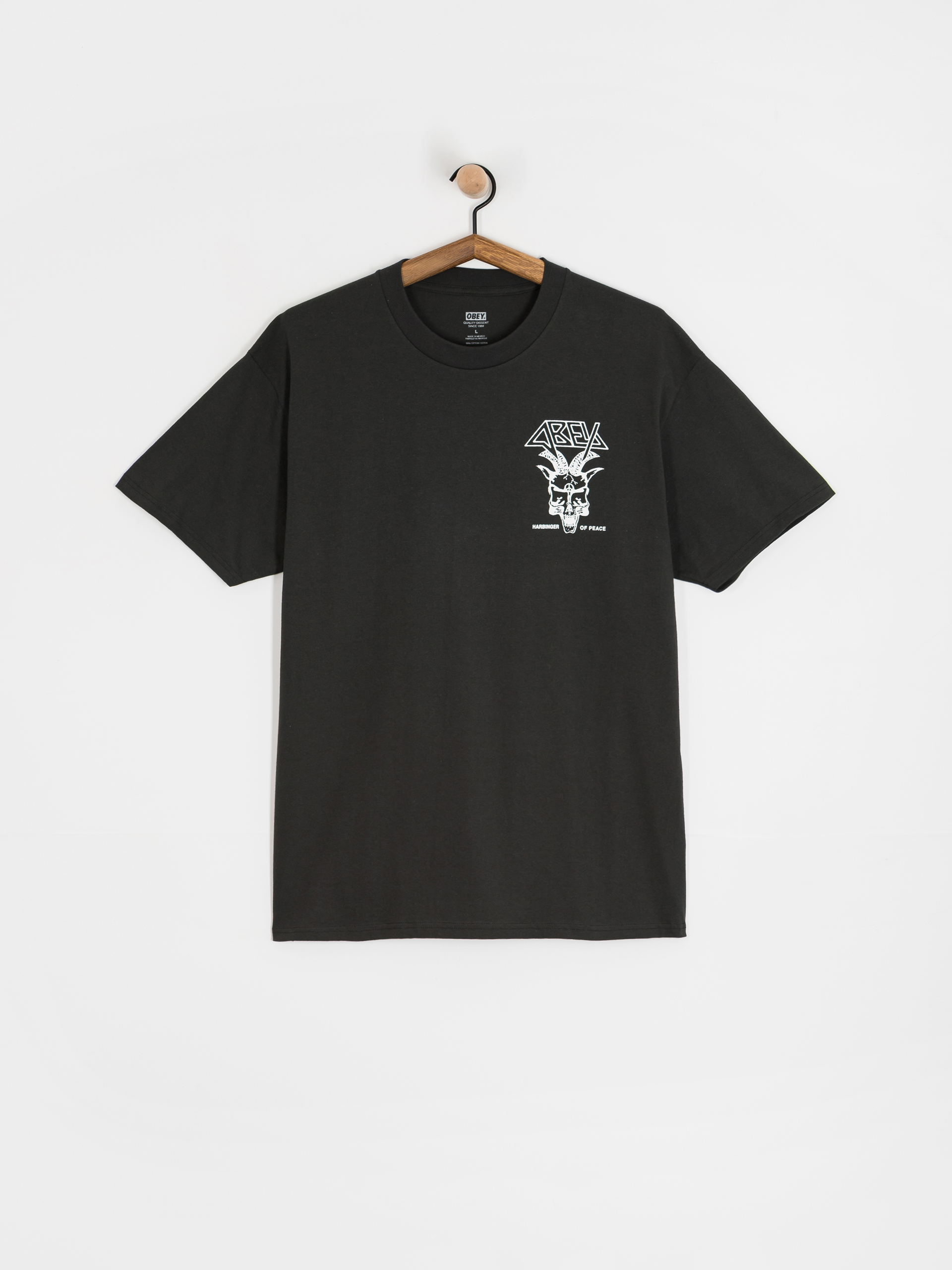 Футболка OBEY Harbinger Of Peace (vintage black)