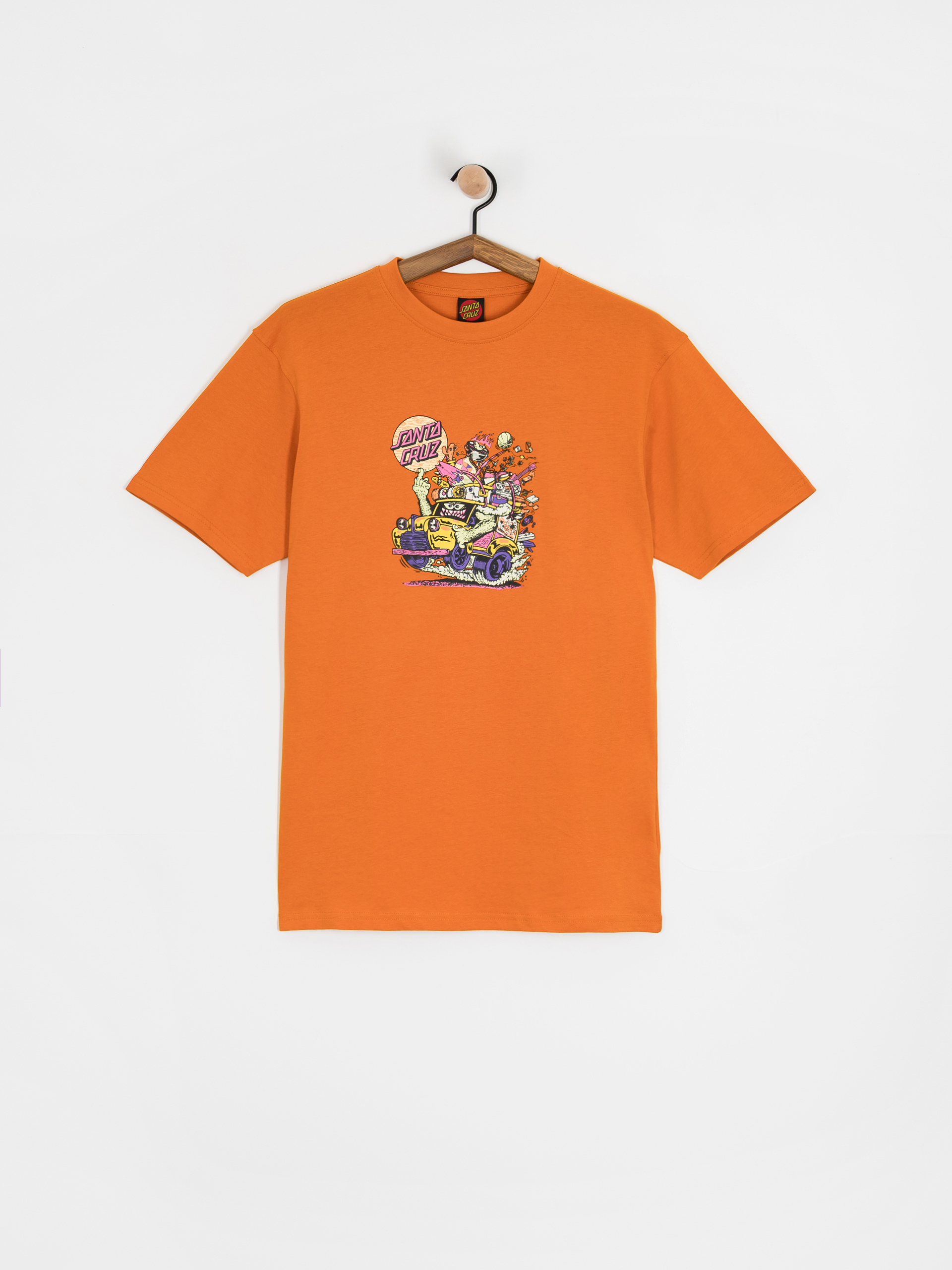 Футболка Santa Cruz Johnson Beast Wagon (amber)