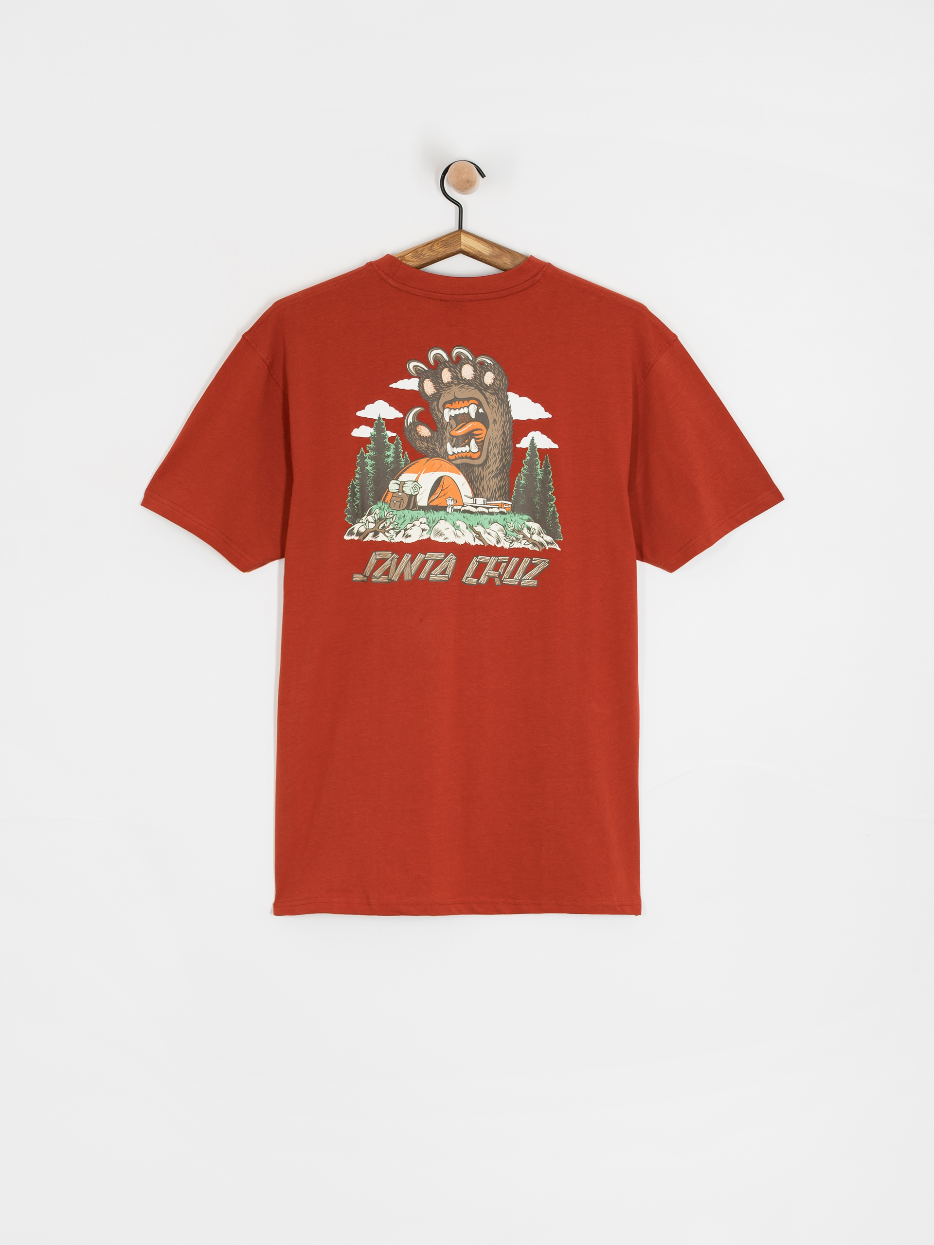 Футболка Santa Cruz Screaming Grizzly (dark rust)