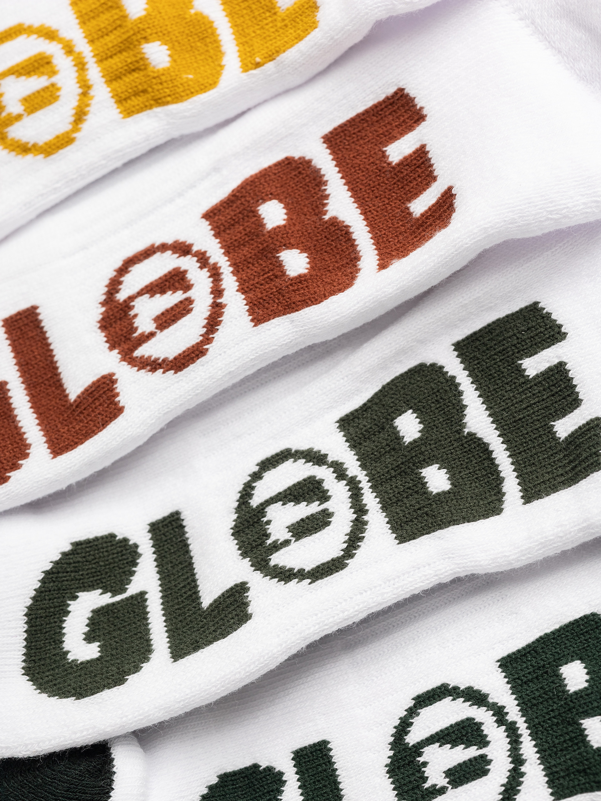  Шкарпетки Globe Tilt Hi Crew 5 Pk (white assorted)