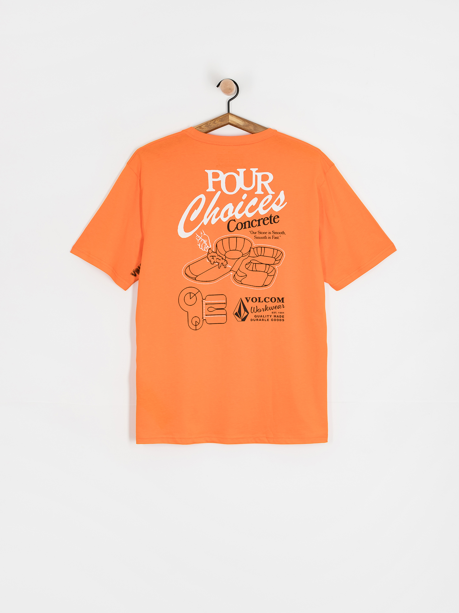 Футболка Volcom Pour Choices Bsc (neon orange)