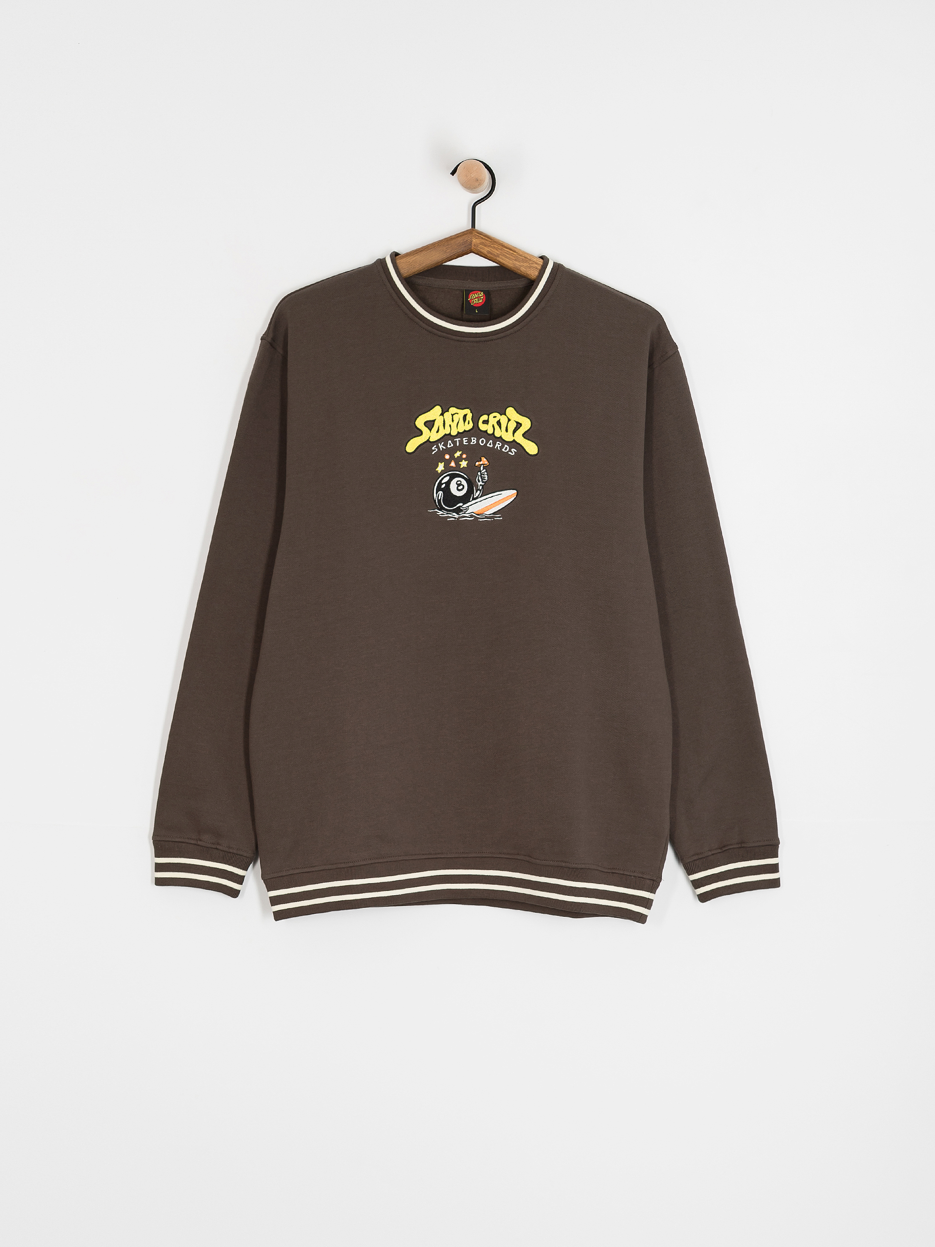 Світшот Santa Cruz Winkowski Surf Front Crew (washed black)