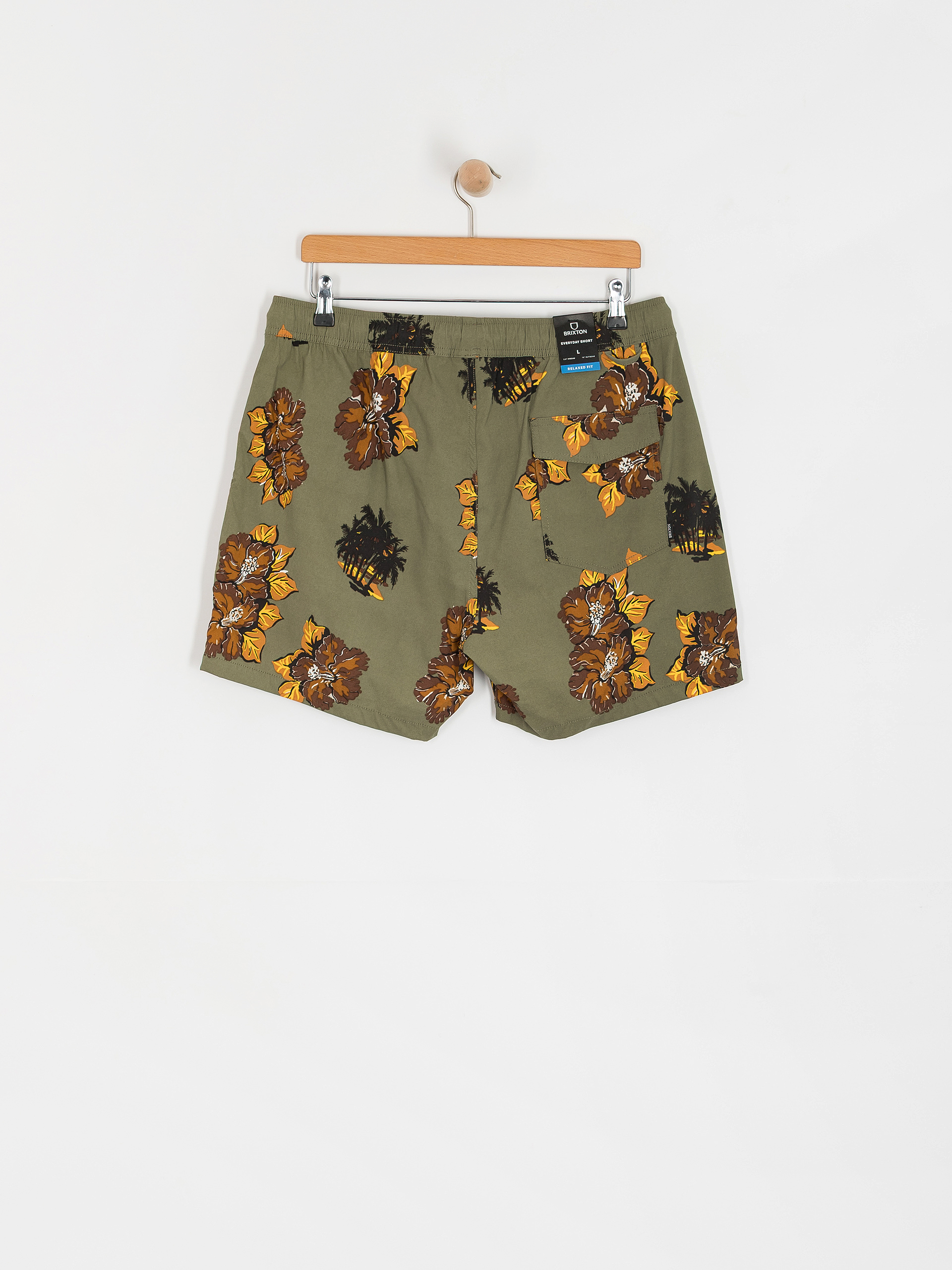 Шорти Brixton Everyday Hybrid 5 (olive surplus floral)