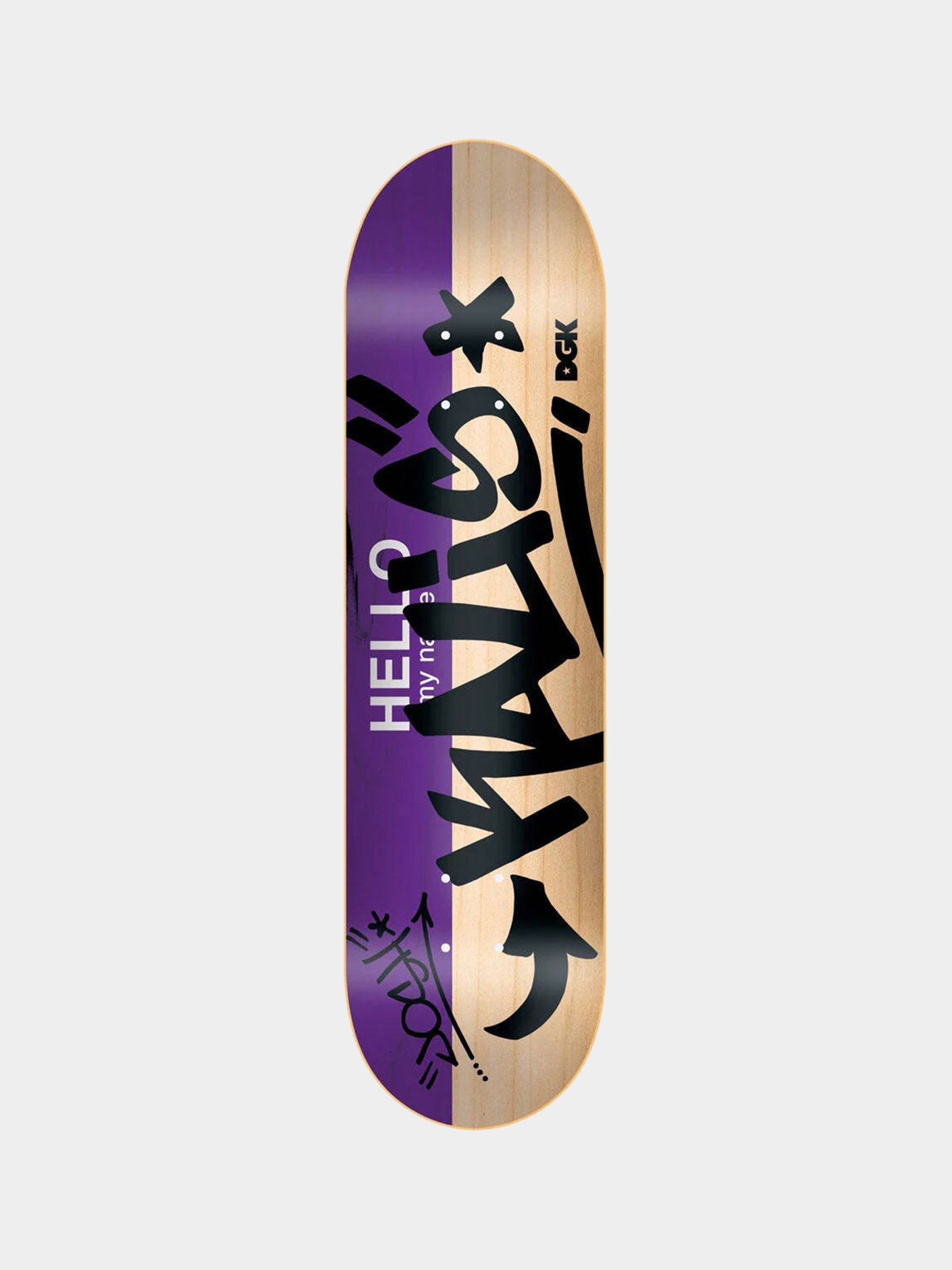 Декa DGK Hello My Name Is Josh Kalis (purple/natural)