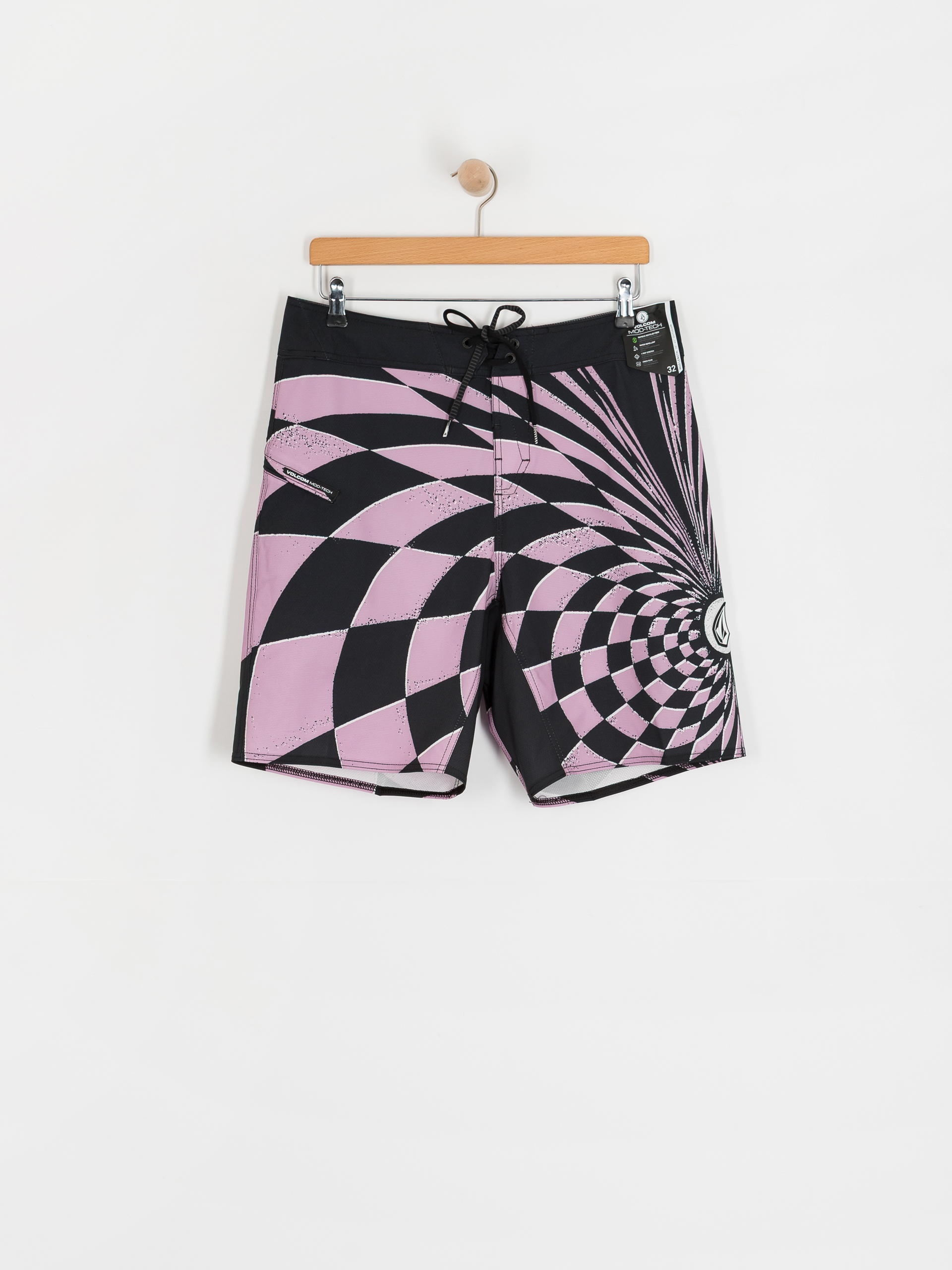 Пляжні шорти Volcom Spiral Stn Mod 20 (steel purple)