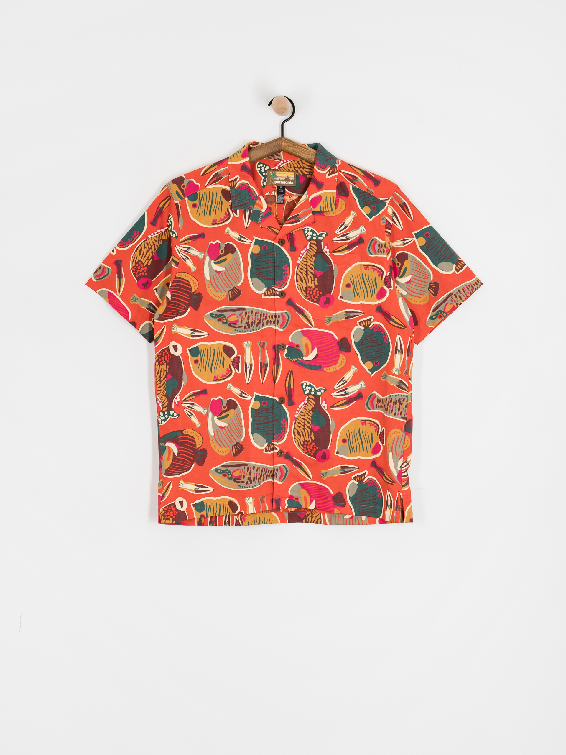 Сорочка Patagonia Tidal Threads Camp (wrasse/pollinator orange)