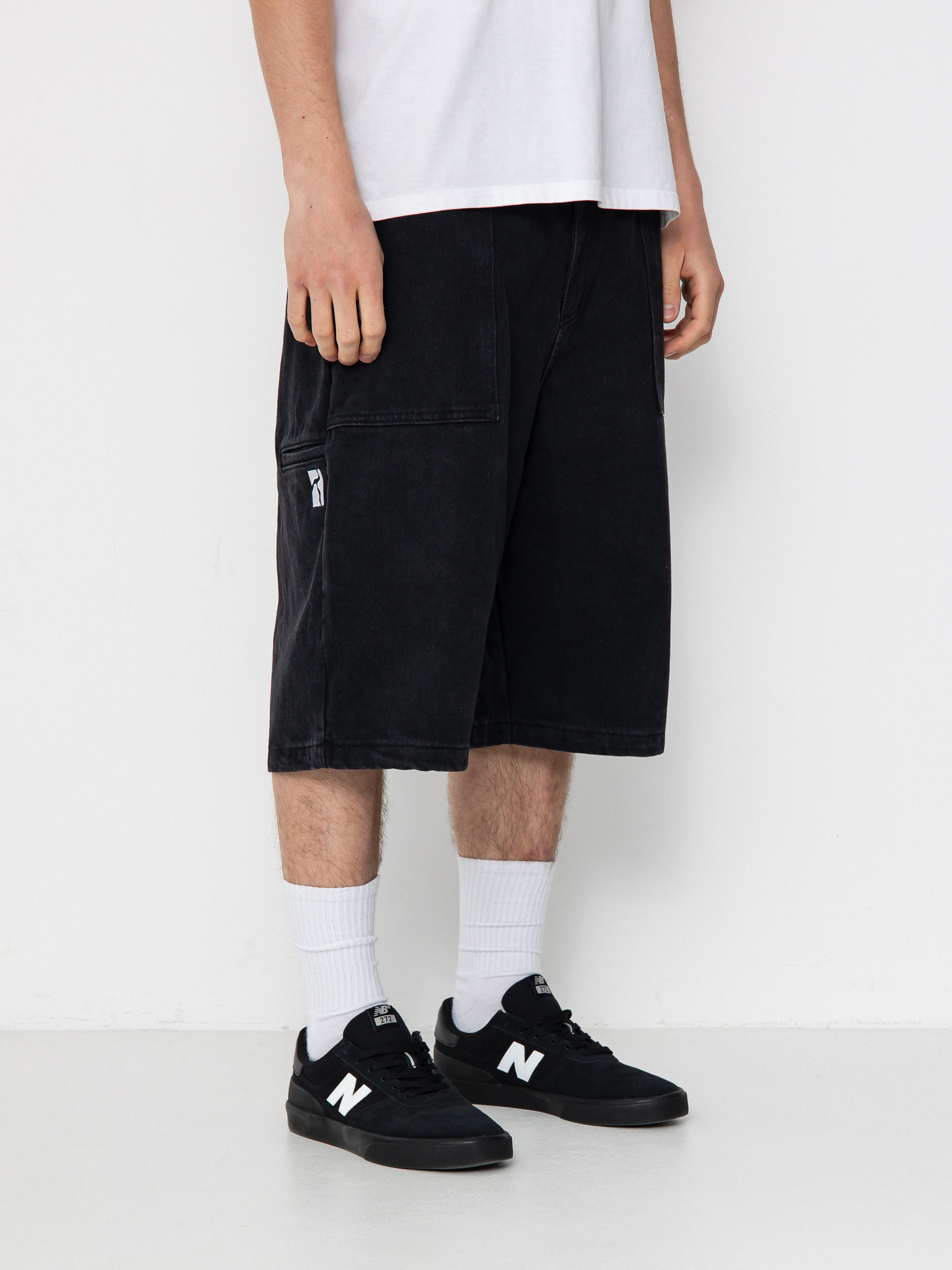 Шорти Poetic Collective Painter (black denim)