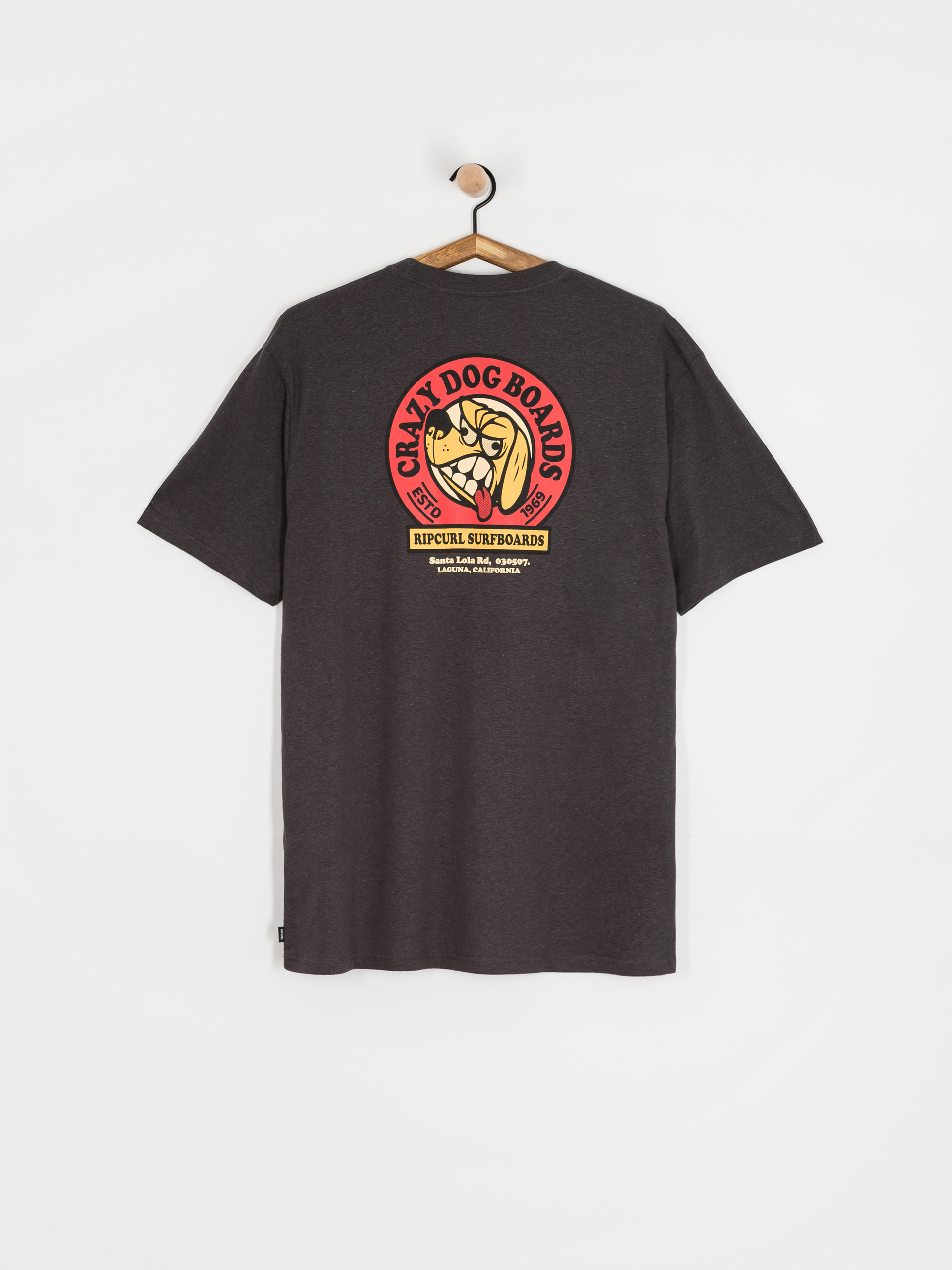 Футболка Rip Curl Shaper Address (washed black)