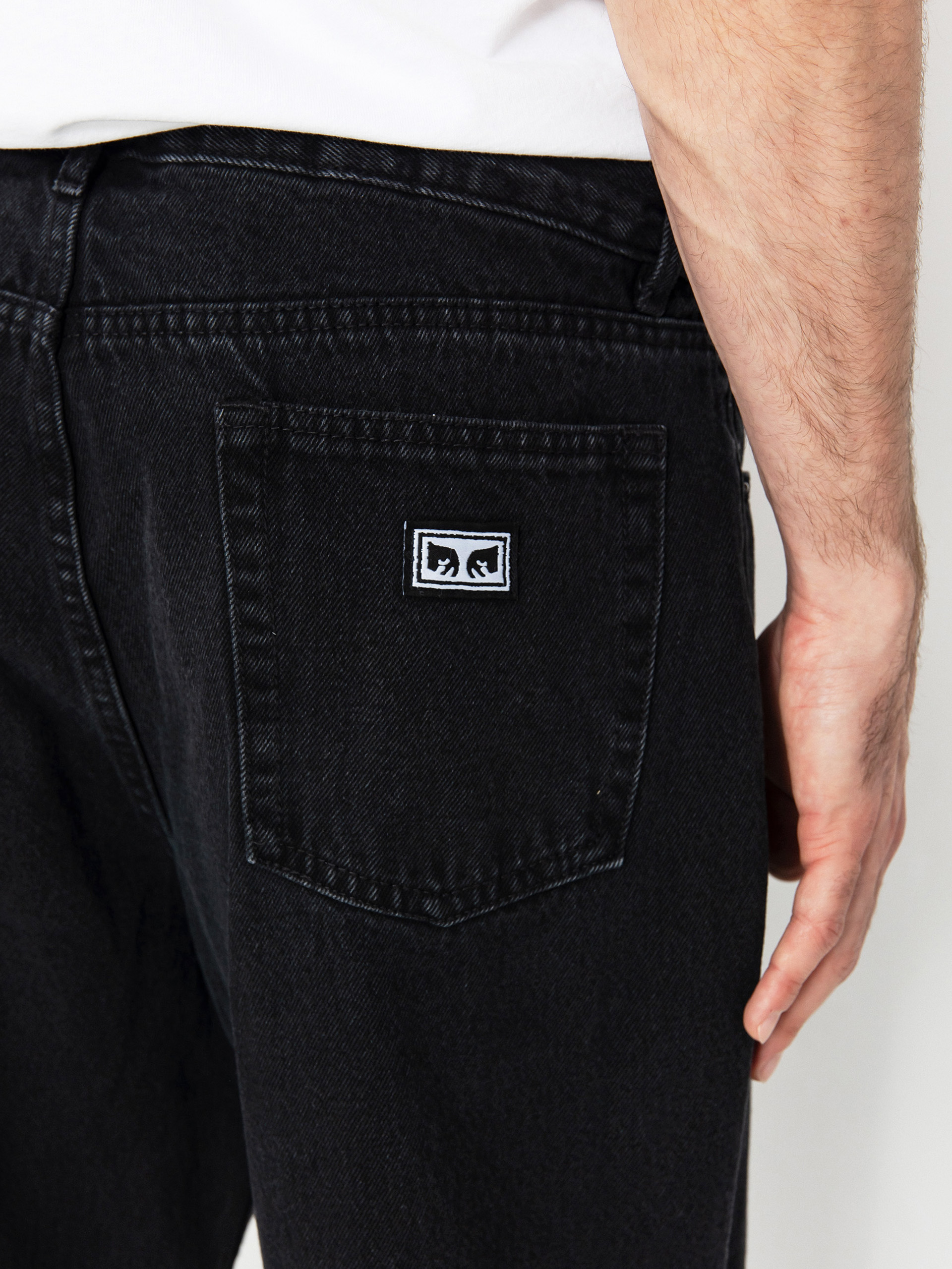 Штани OBEY Hardwork Denim (faded black)