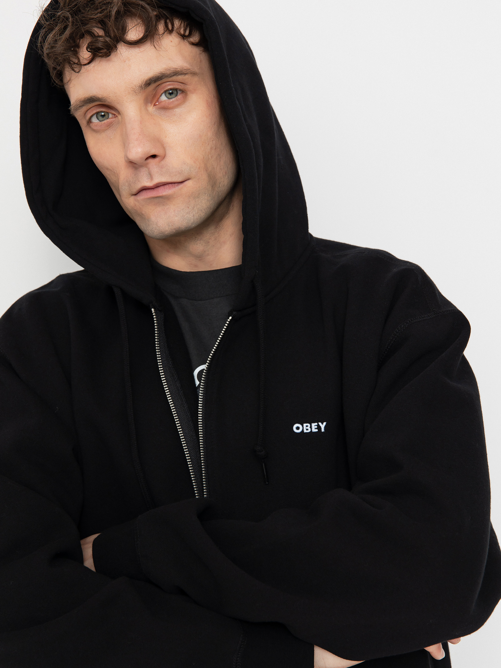 Худі OBEY Established Works Bold ZHD (black)